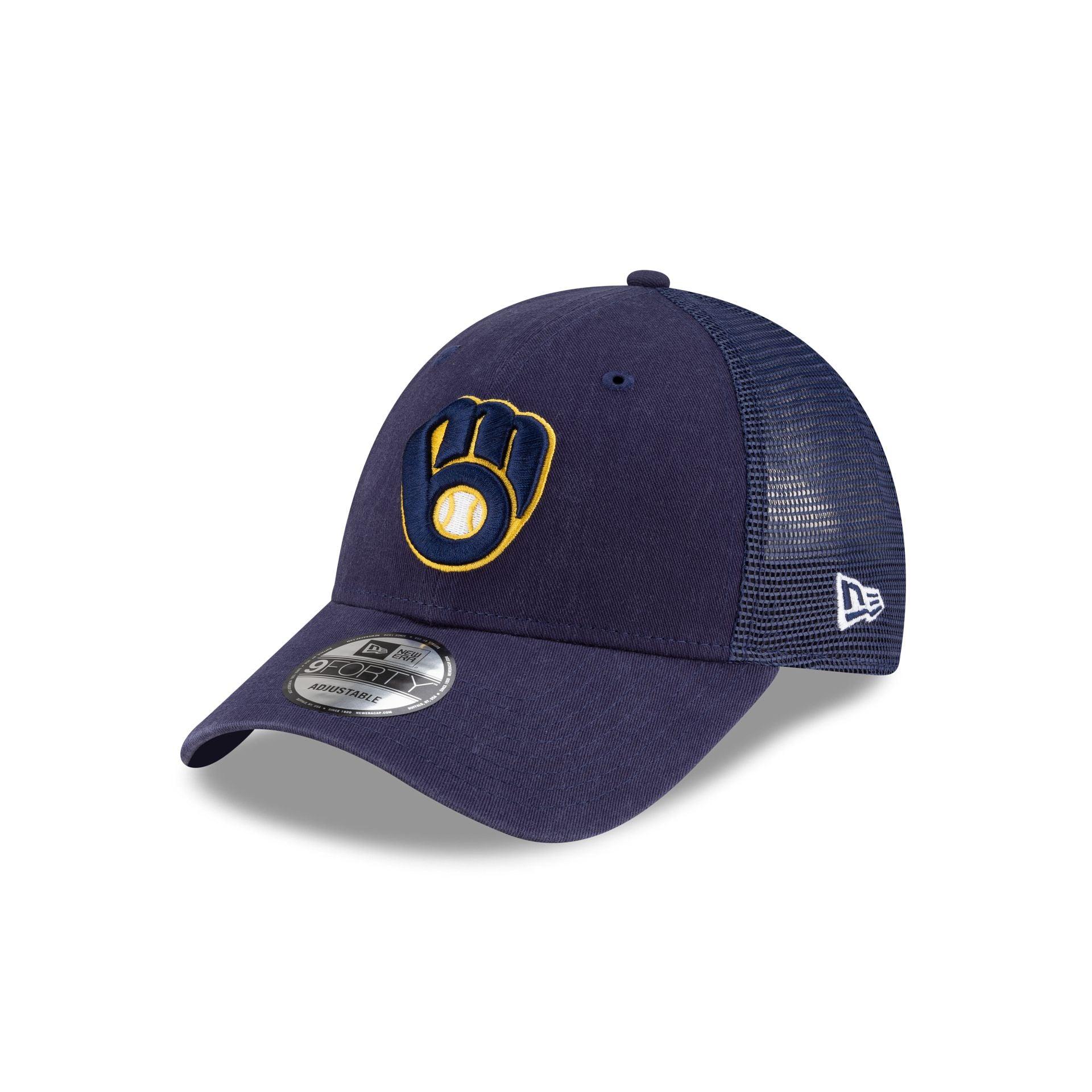 Milwaukee Brewers 9FORTY Trucker Hat Male Product Image