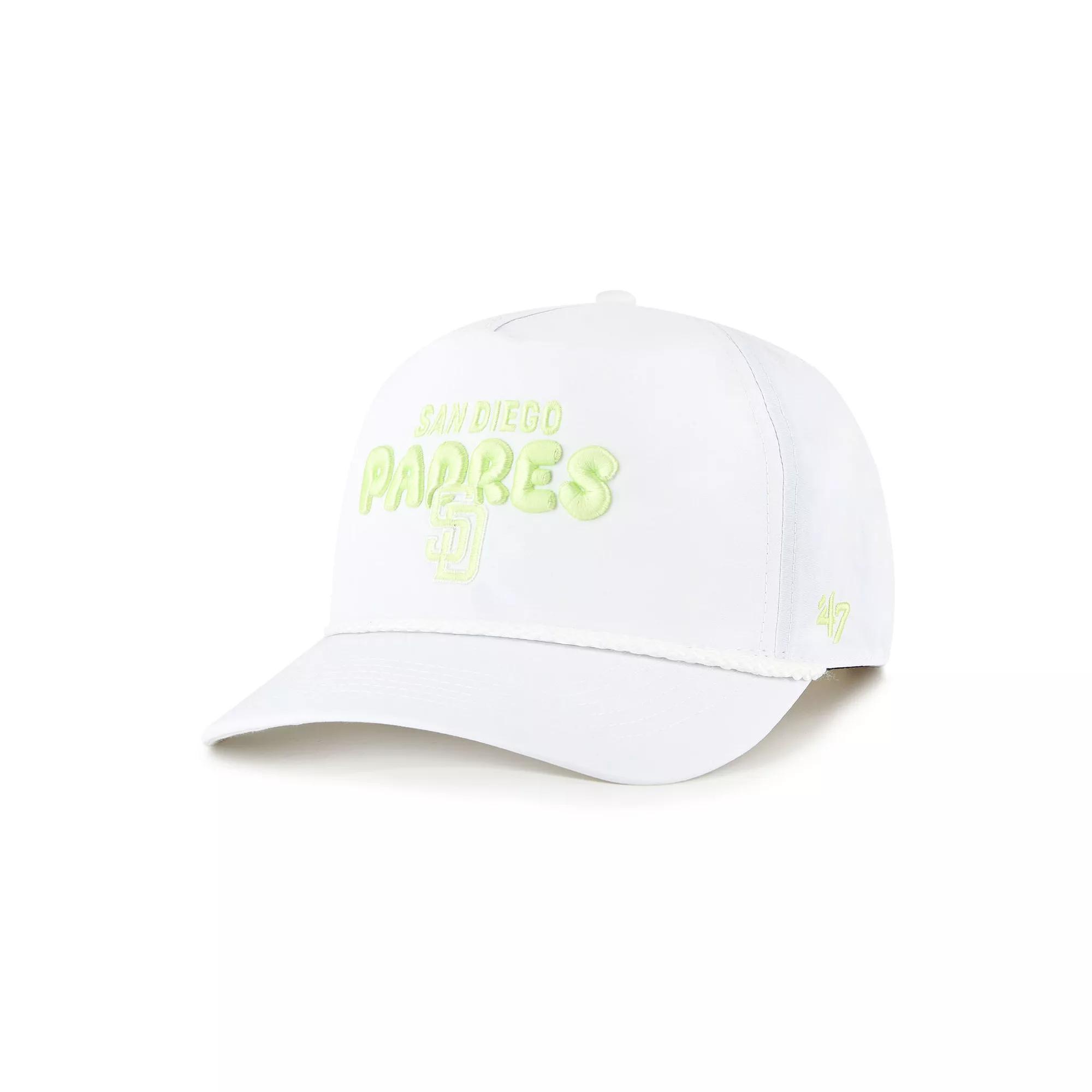 Women's '47  White San Diego Padres Bright Side Adjustable Hitch Hat Product Image