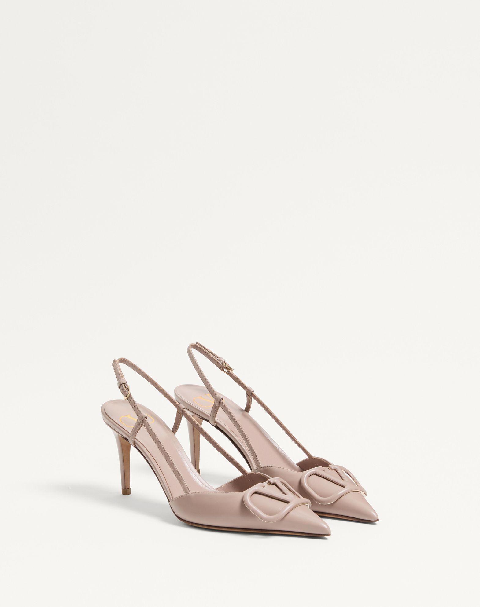 Vlogo Signature Calfskin Slingback Pump 80 Mm / 3.15 In. Product Image