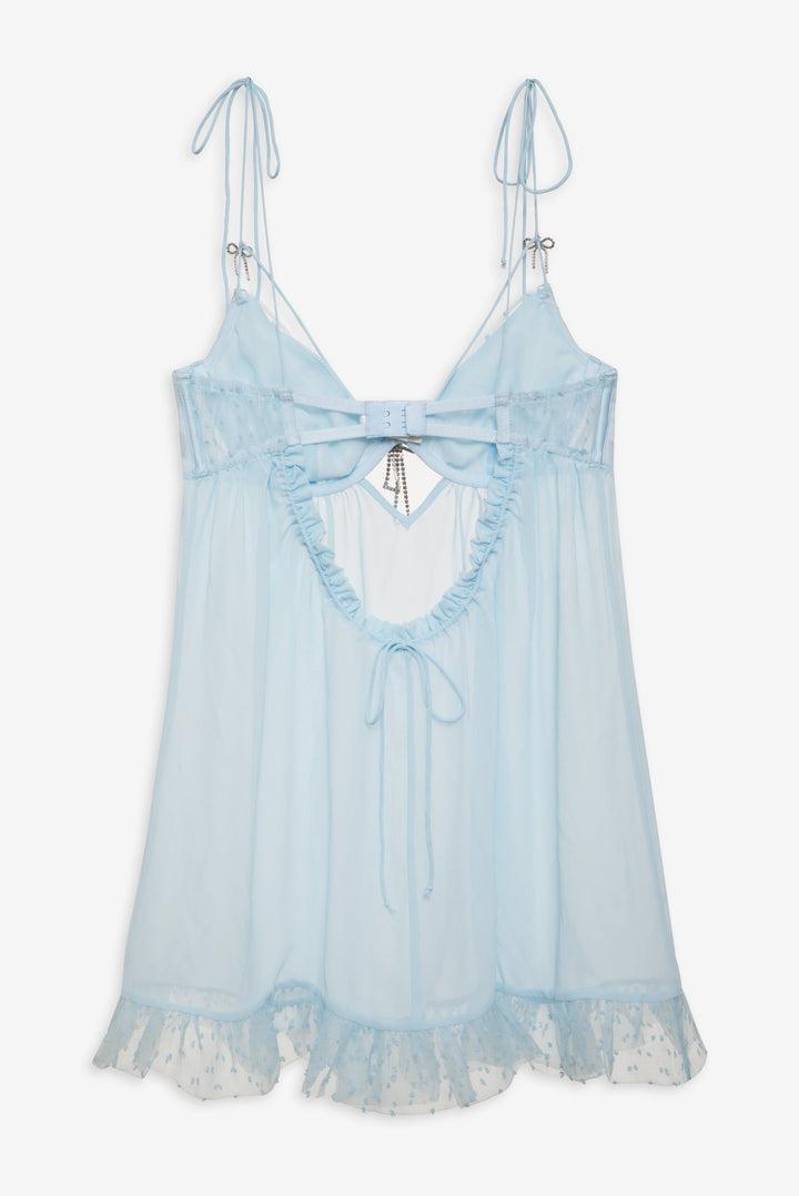 Izzy Slip Dress — Blue Product Image