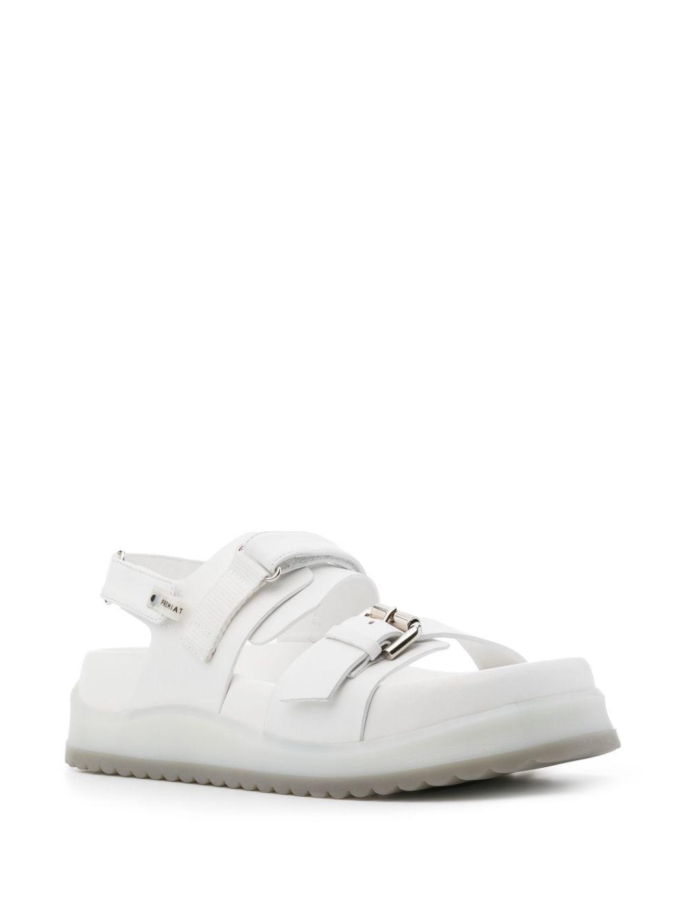 buckle-detail leather sandals Product Image