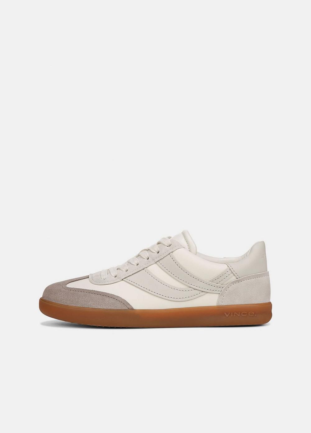Womens Oasis Leather And Suede Sneaker Vince Product Image