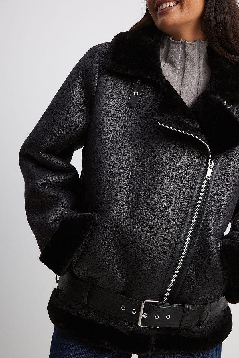 Classic Bonded Aviator Jacket Product Image