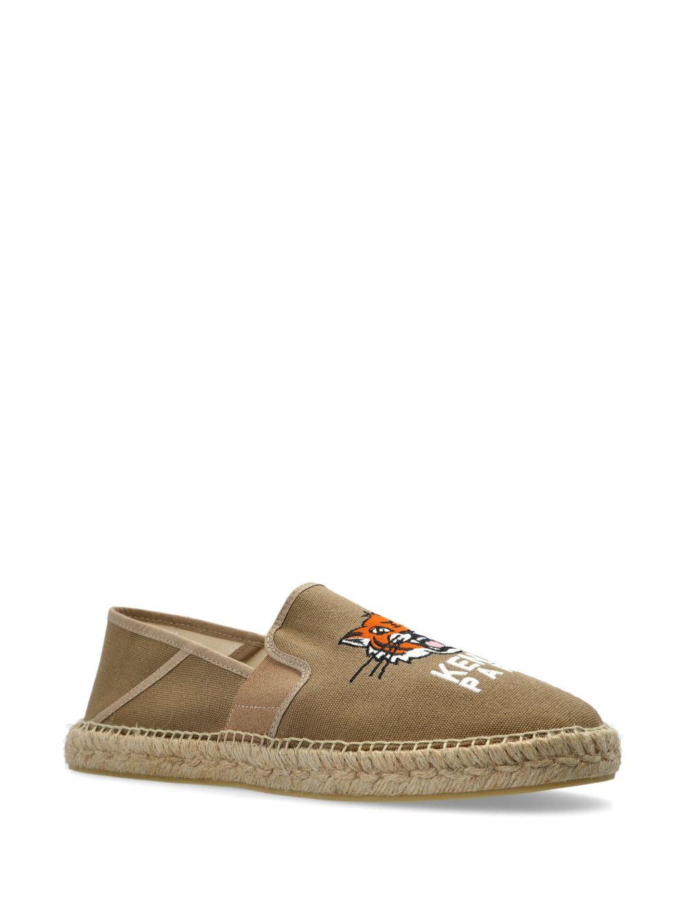 Tiger-embroidered espadrilles Product Image