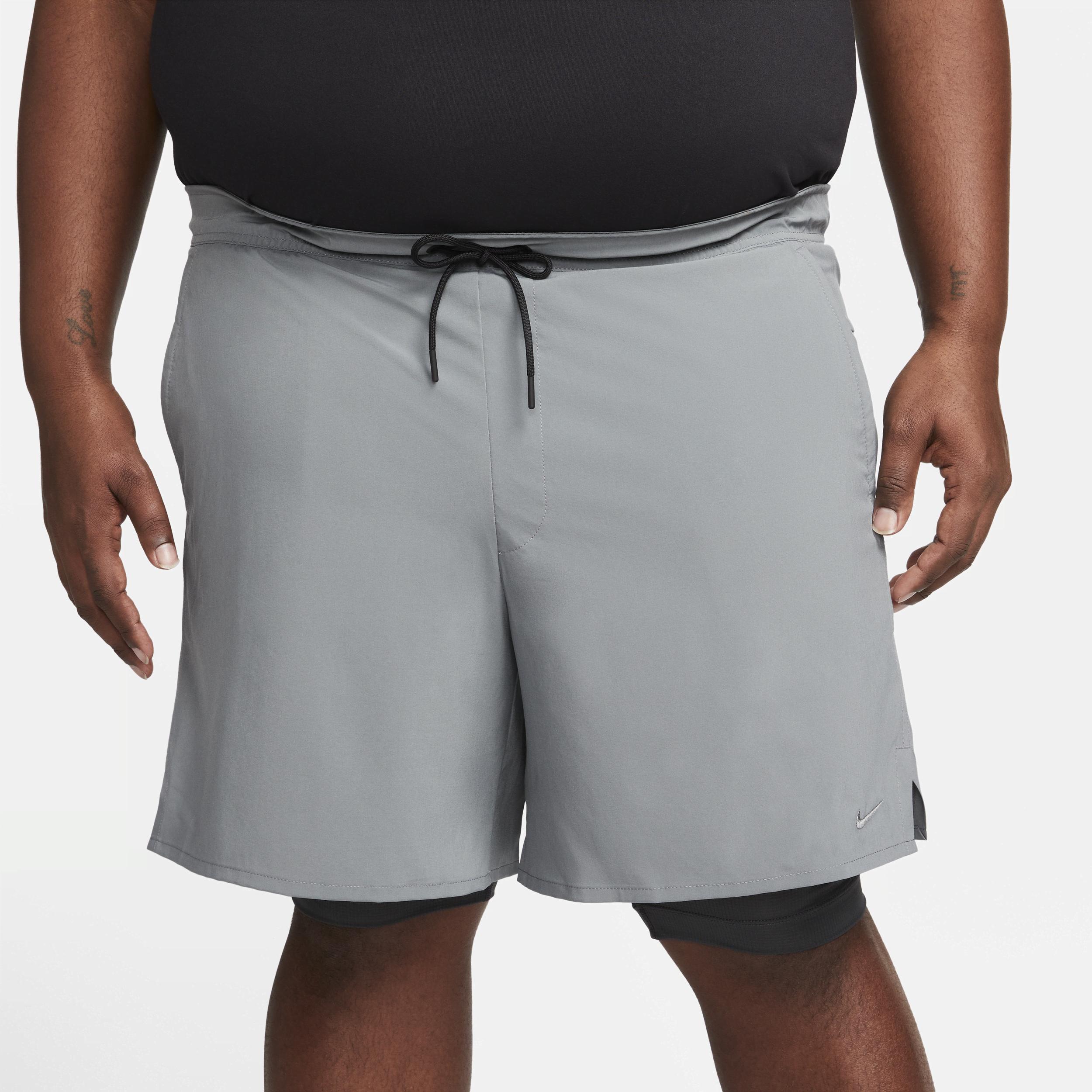 Nike Mens Unlimited Dri-FIT 7 2-in-1 Versatile Shorts | DV9334-084 Product Image