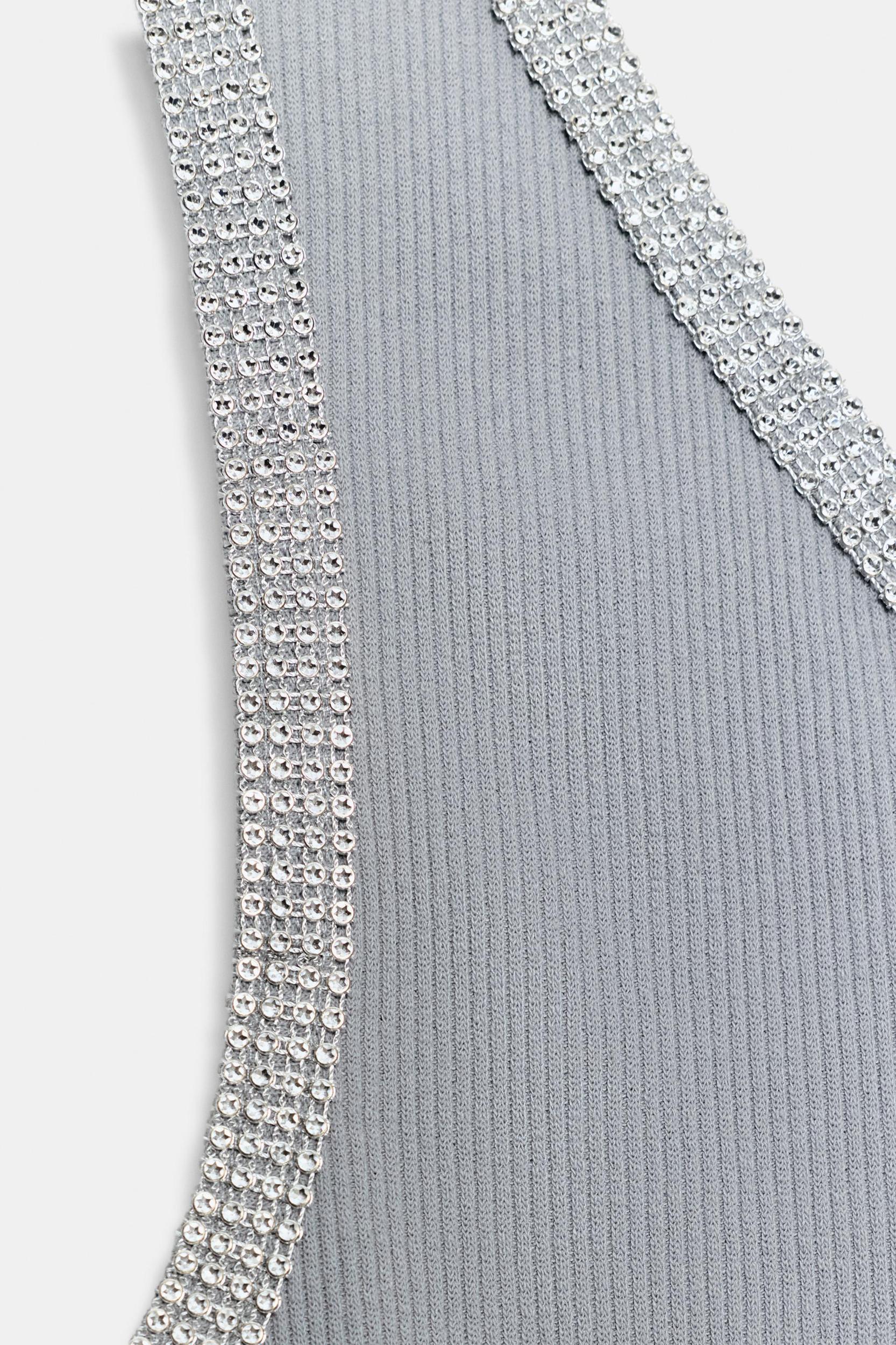 ASYMMETRIC SPARKLY TOP Product Image