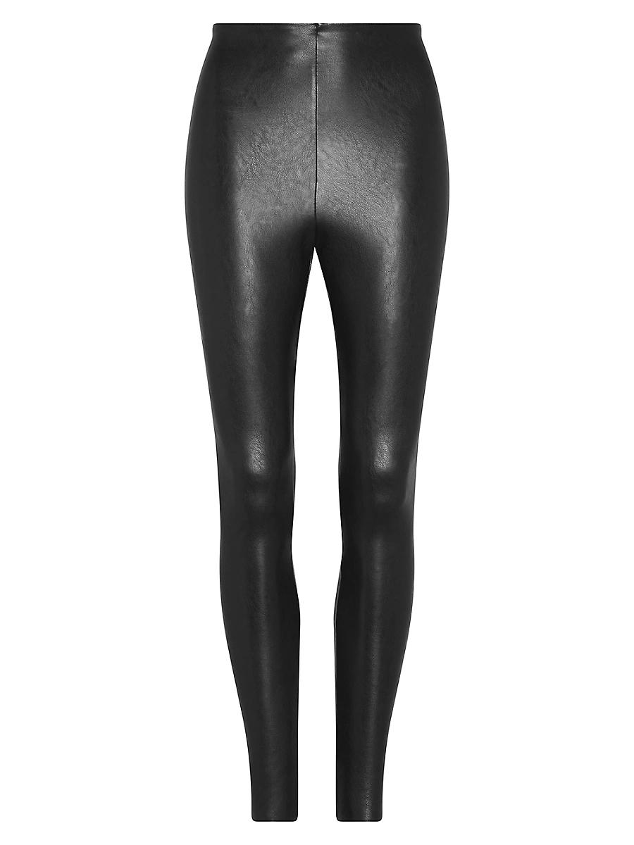 Womens Perfect Faux Leather Leggings Product Image