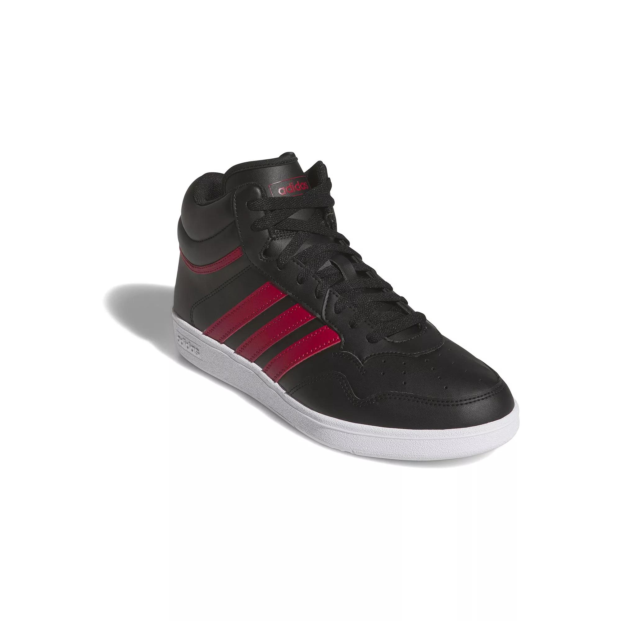 adidas Hoops 4.0 Mid Sportswear Men's Basketball Shoes, Size: 6, Black Team Victory Red Product Image