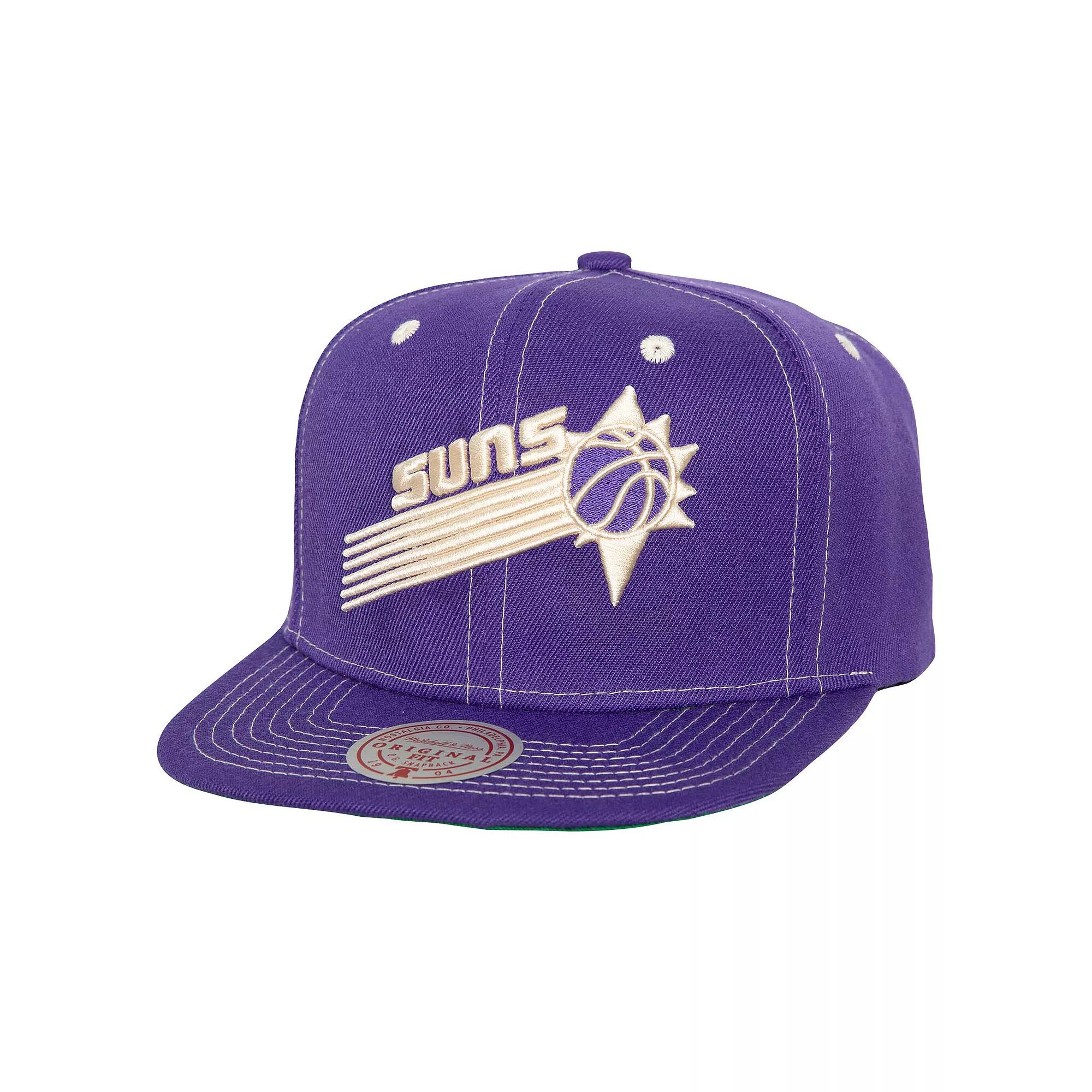 Men's Mitchell & Ness Purple Phoenix Suns Energy Contrast Snapback Hat, Phx Purple Product Image