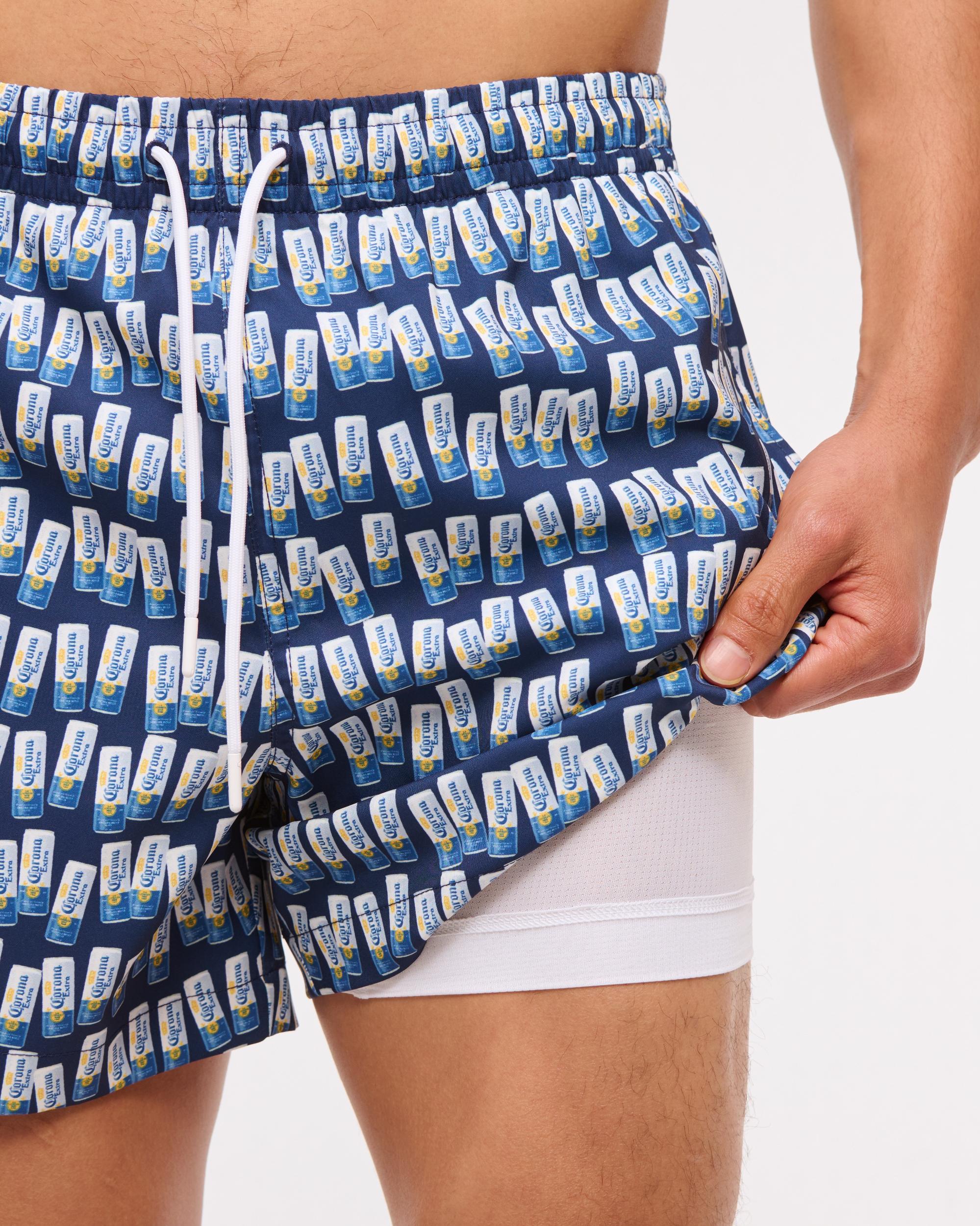 Pull-On Micro-Seersucker Swim Trunk Product Image