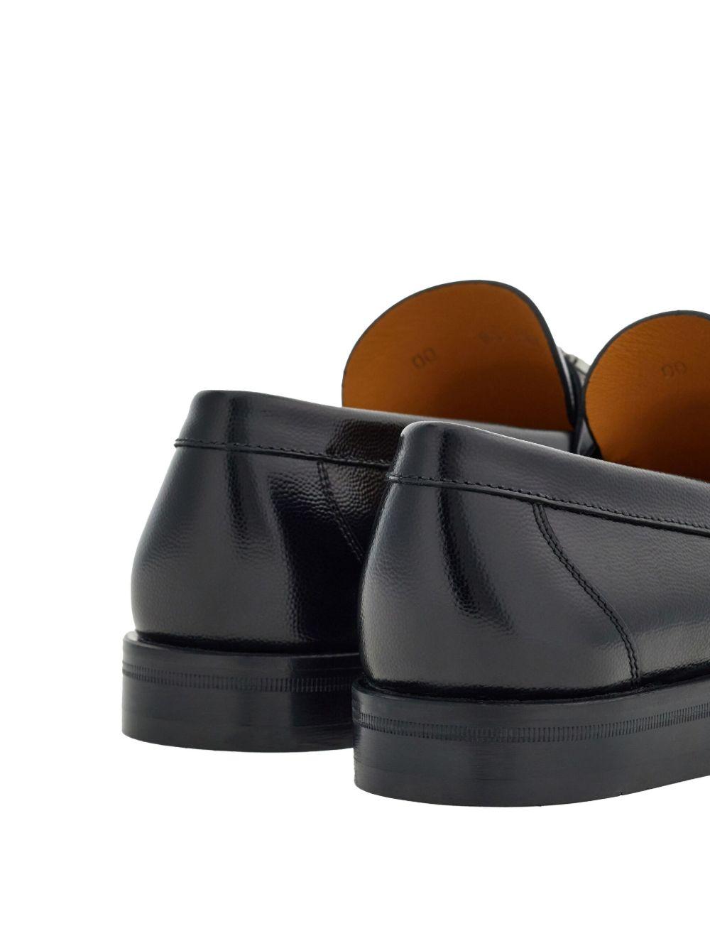 Gancini leather loafers  Product Image