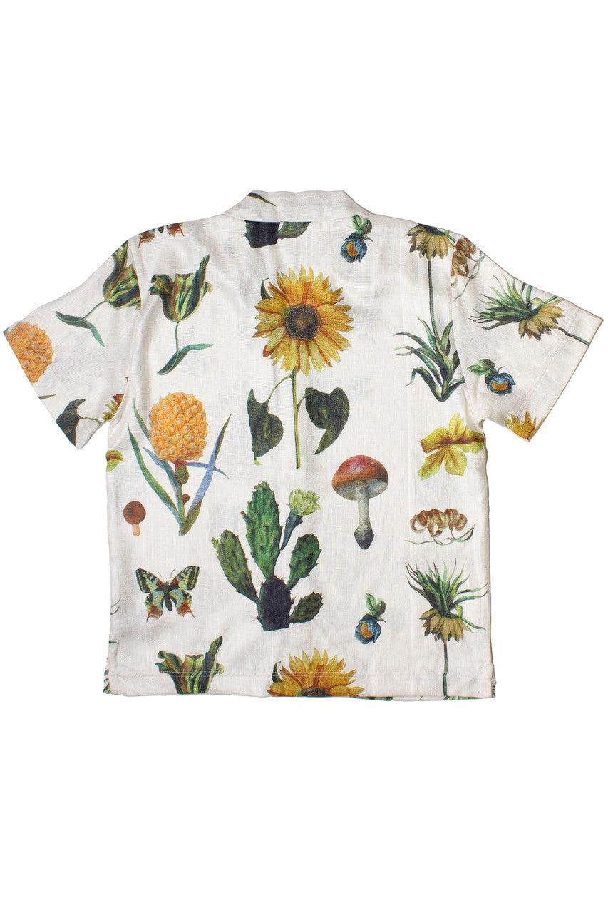 Vintage Botany Print Button Up Shirt Product Image