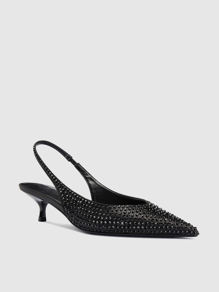 Chantilly Slingback - Noir Crystal Product Image