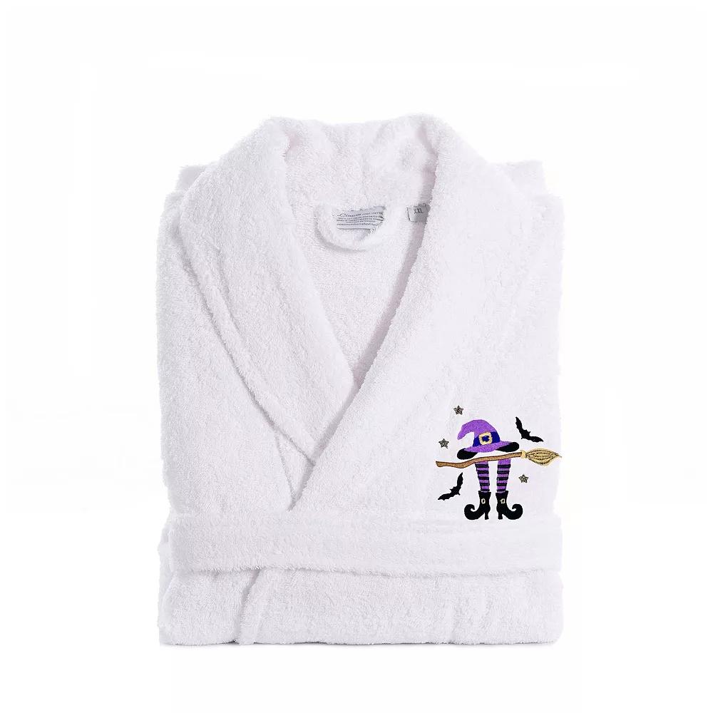 Linum Home Textiles Adult 100% Turkish Cotton Terry Embroidered Bath Robe - Hat-Broom-Legs, Adult Unisex,  Product Image