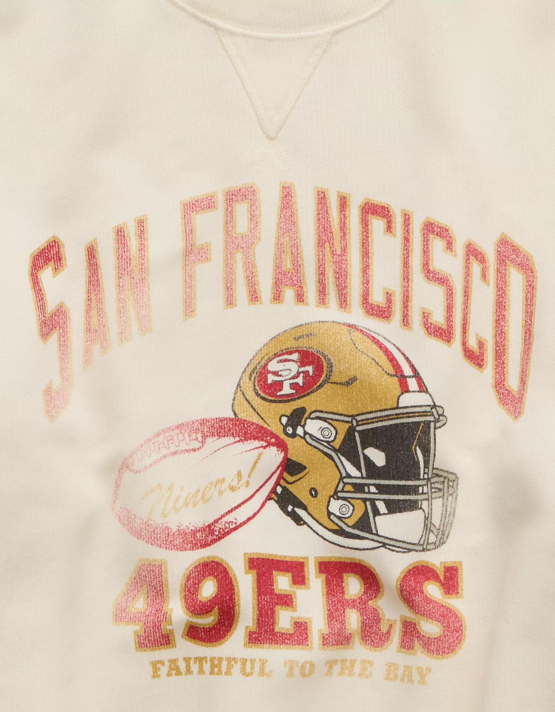 AE NFL San Francisco 49ers Crew Neck Sweatshirt Product Image