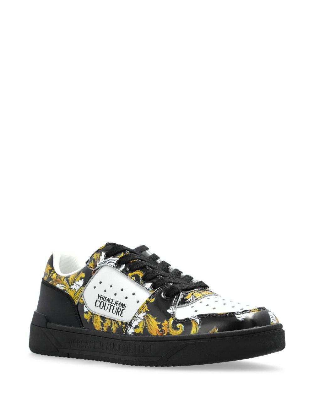 Barocco-print sneakers Product Image