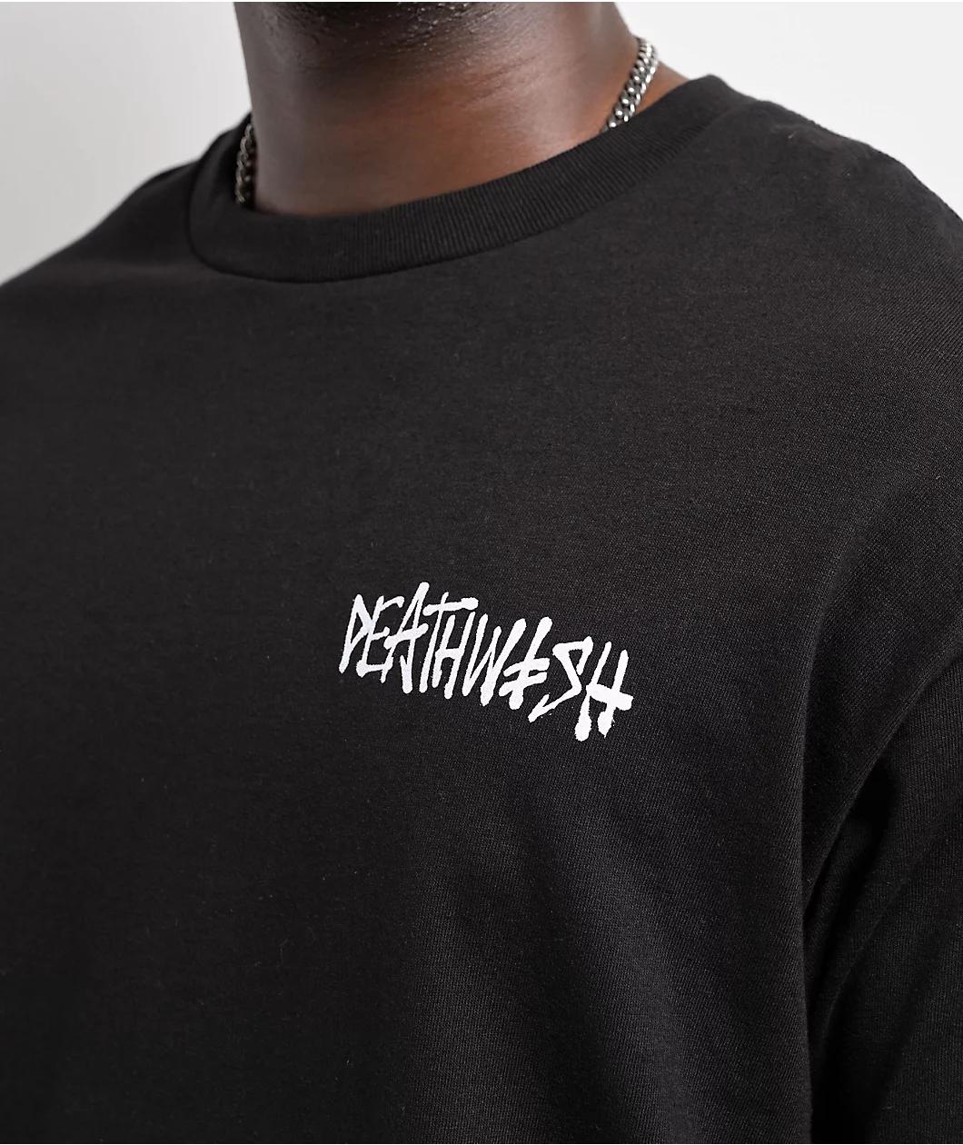 Deathwish OG Mini Spray Black T-Shirt Product Image