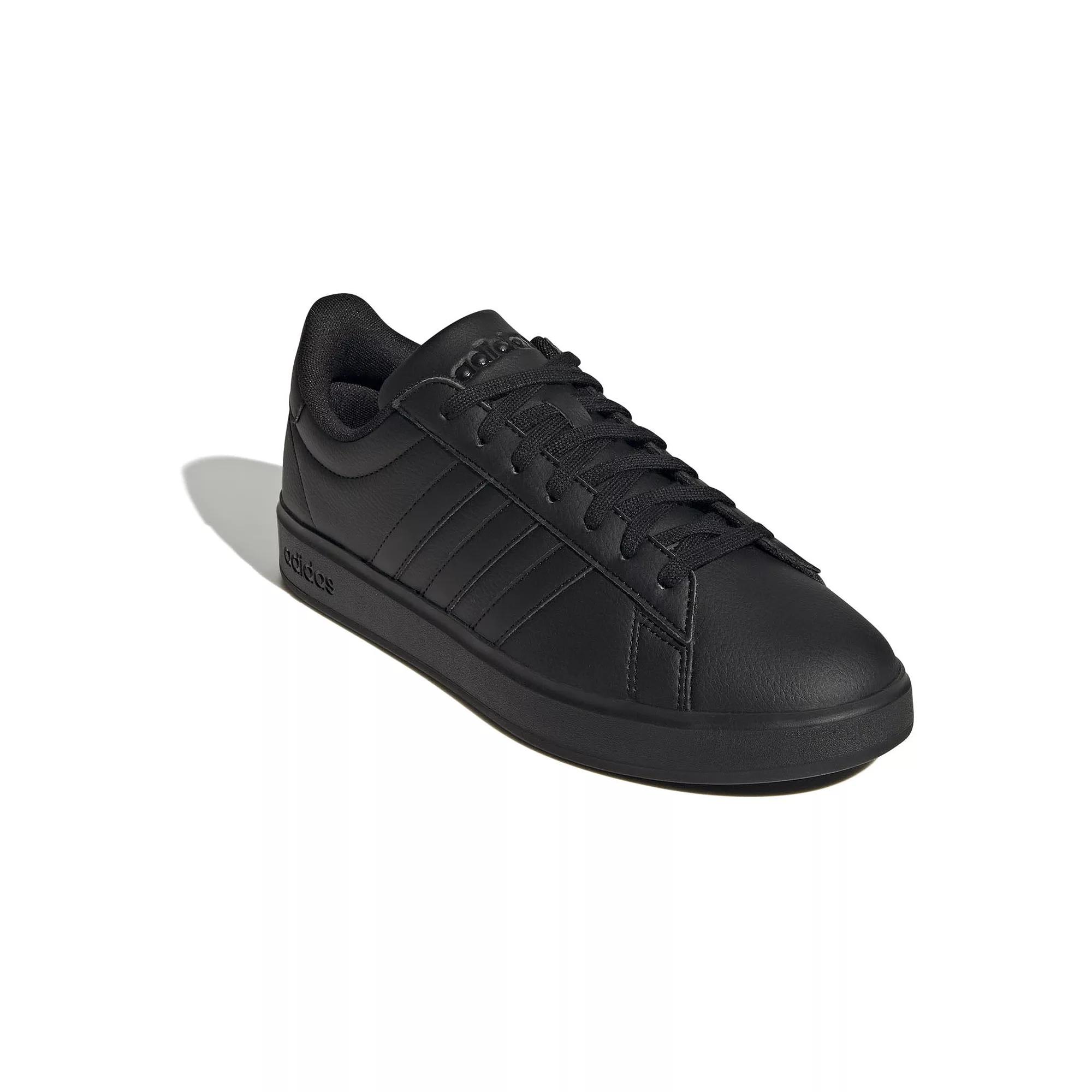 adidas Grand Court Shoes Core Black 6.5 Mens Product Image