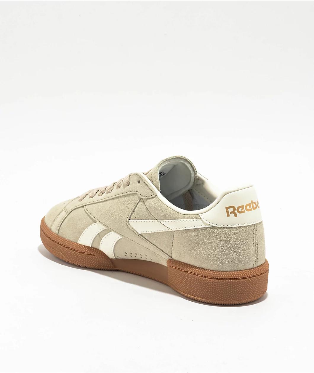 Reebok Club C Grounds UK Classic Beige & Gum Shoes Product Image