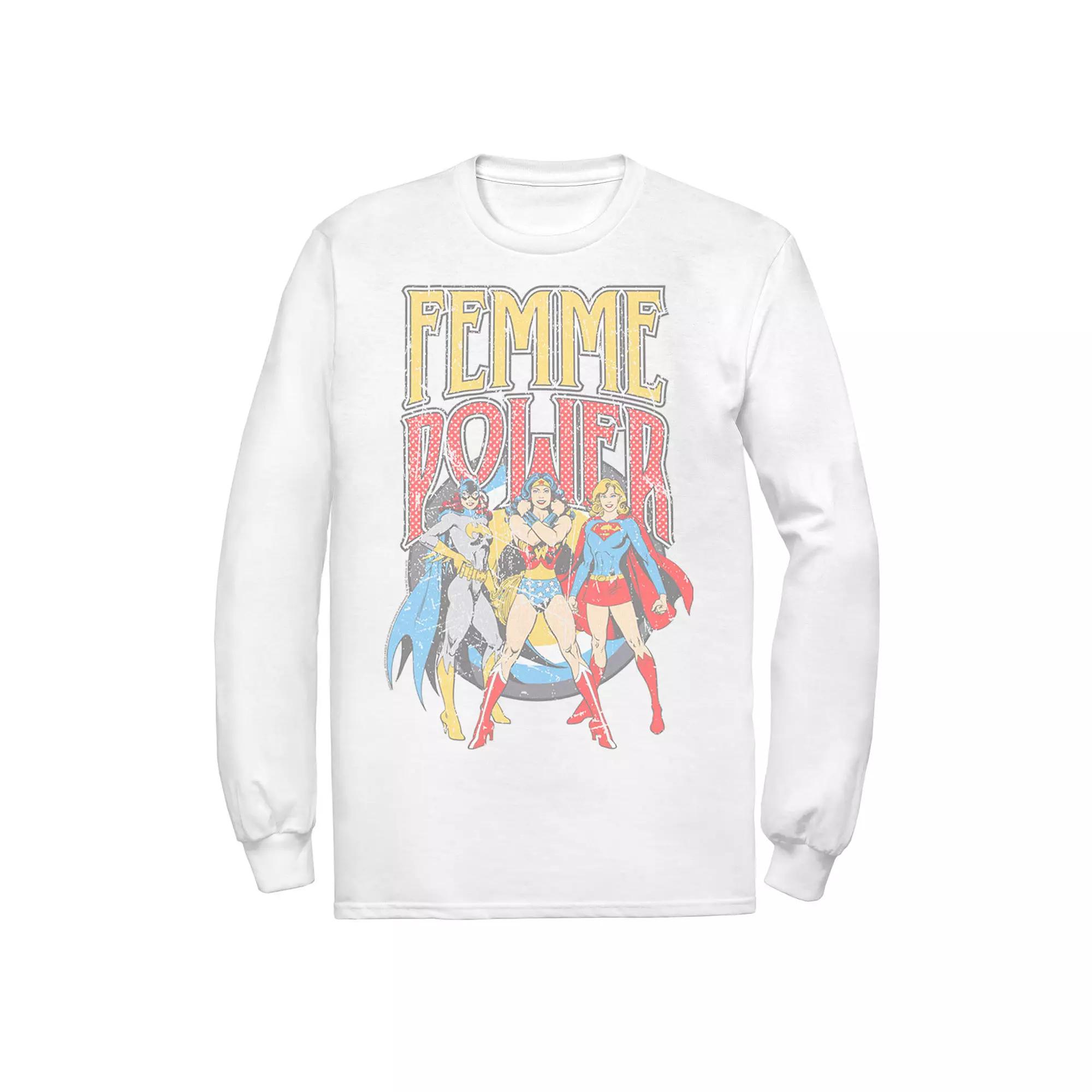 Men's DC Comics Justice League Vintage Femme Power Tee,  Product Image