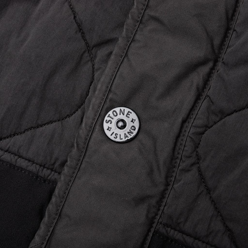 Quilted Nylon Vest - Lead Grey Male Product Image