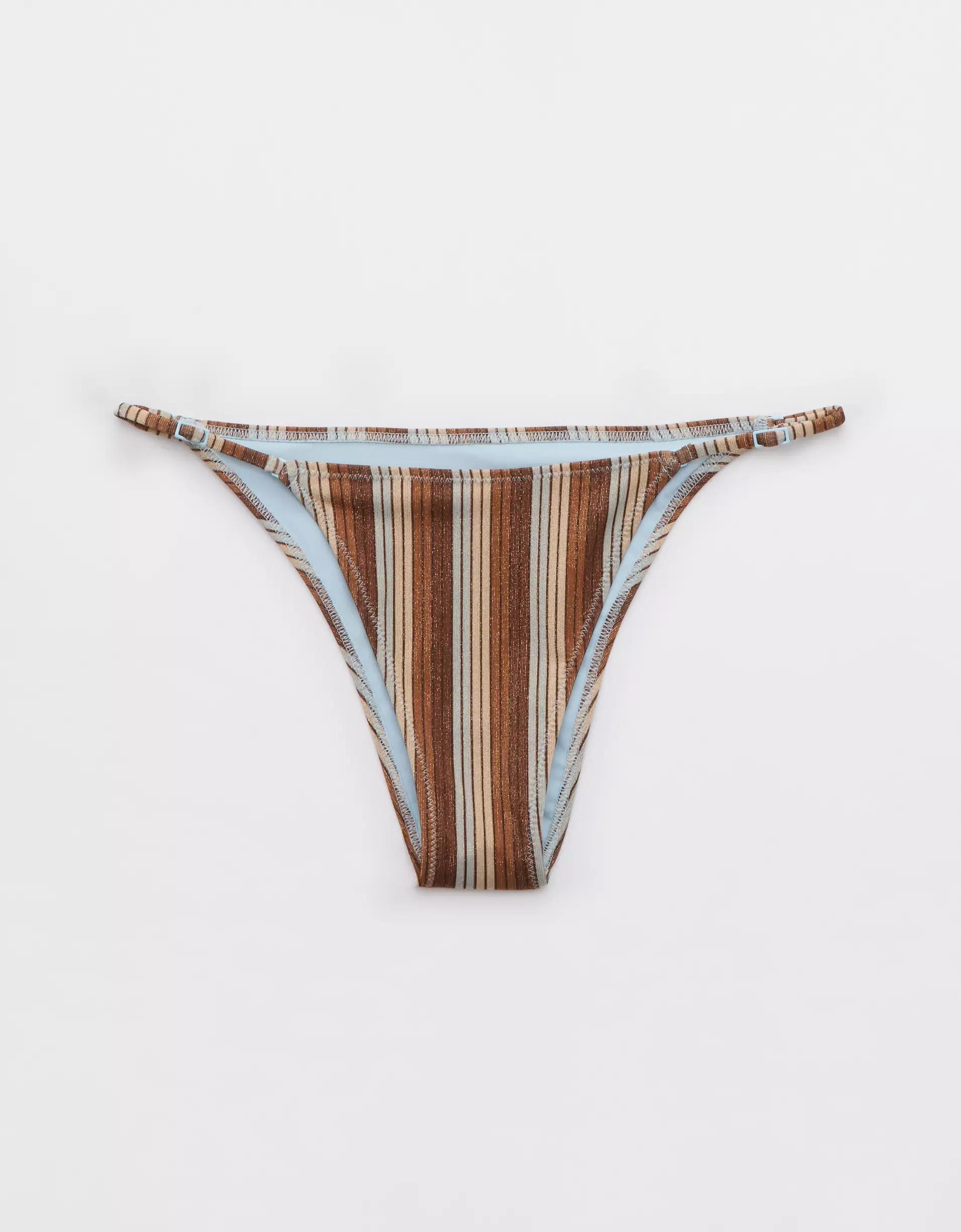 Aerie Sparkle Adjustable Cheekiest Bikini Bottom Product Image