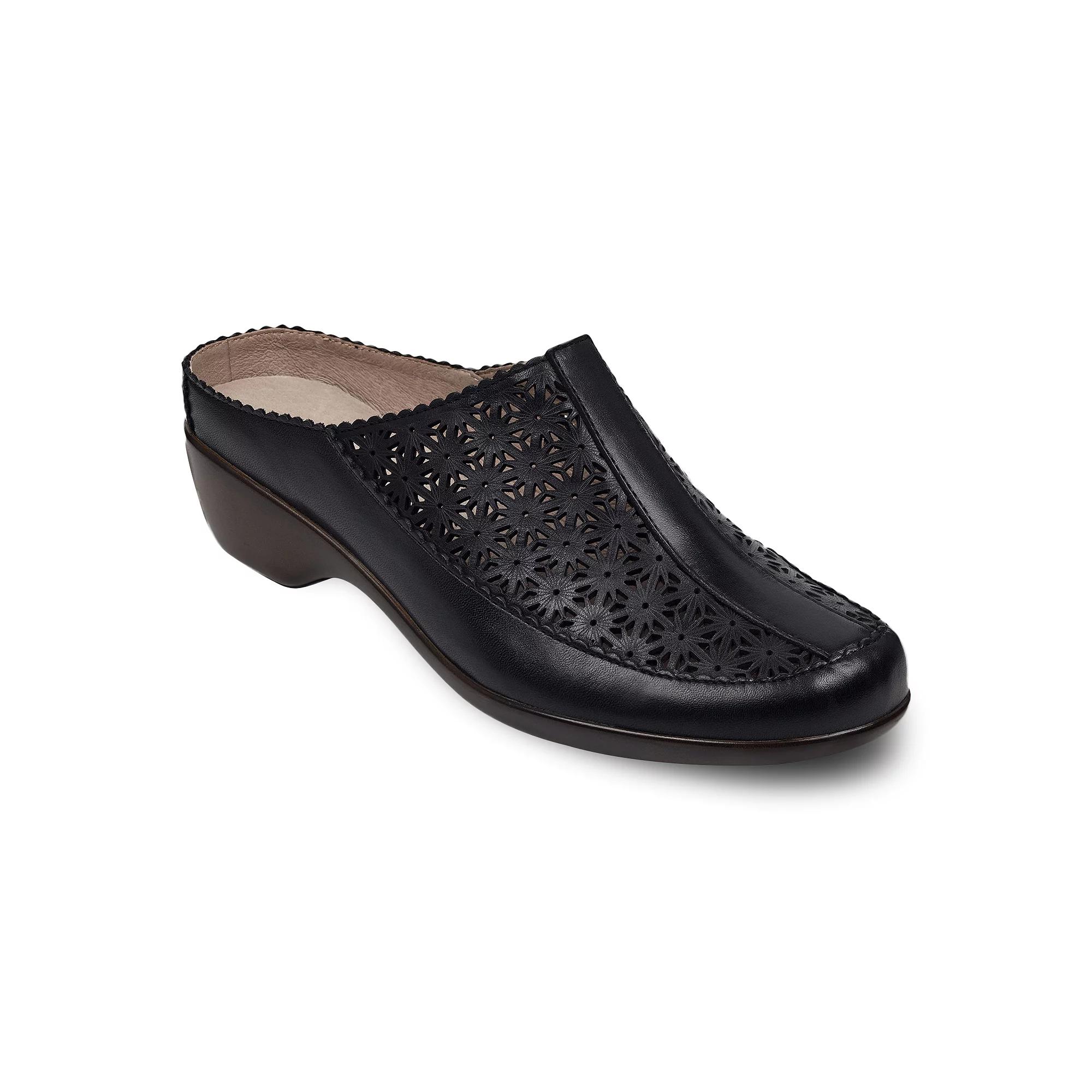 Easy Spirit Dusk Women's Perforated Leather Mules,  Product Image