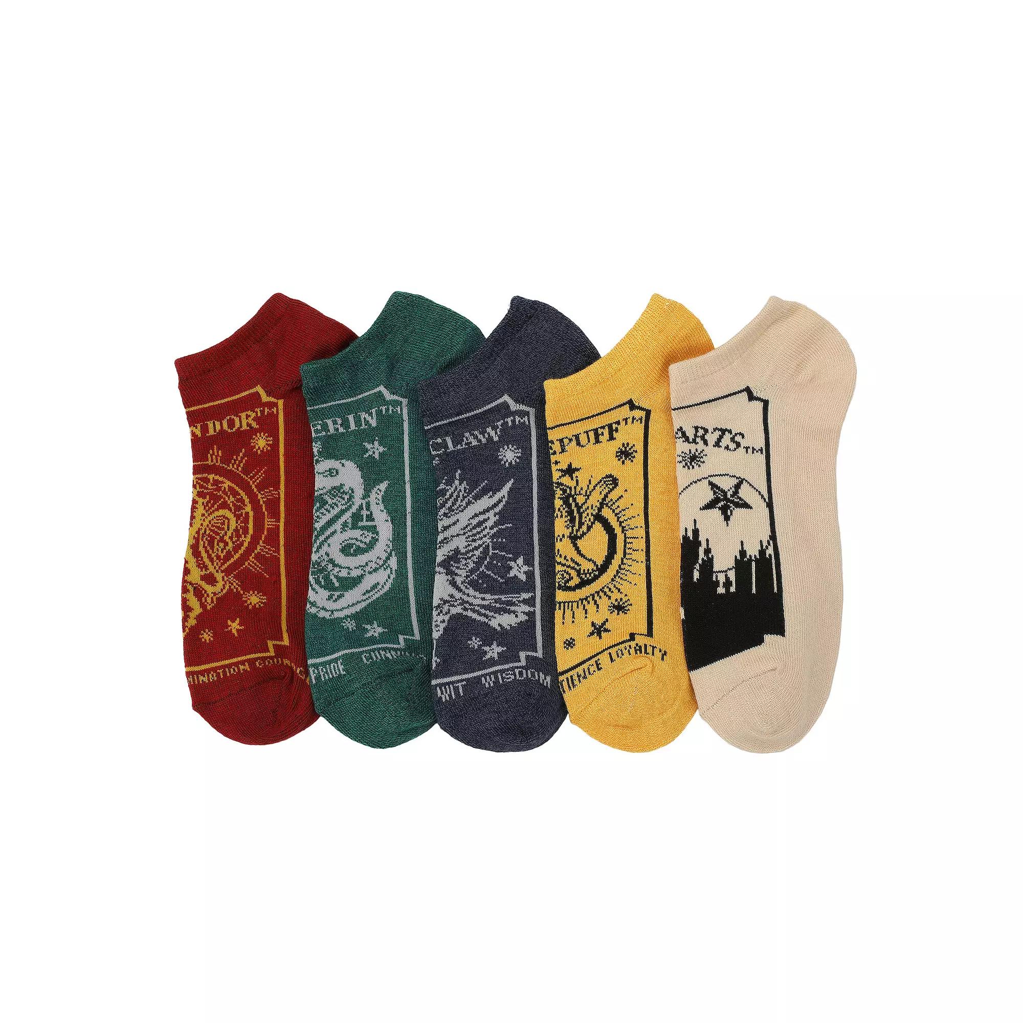 Women's 5-Pack Harry Potter House Mascots Ankle Socks, Size: 5-10 Product Image