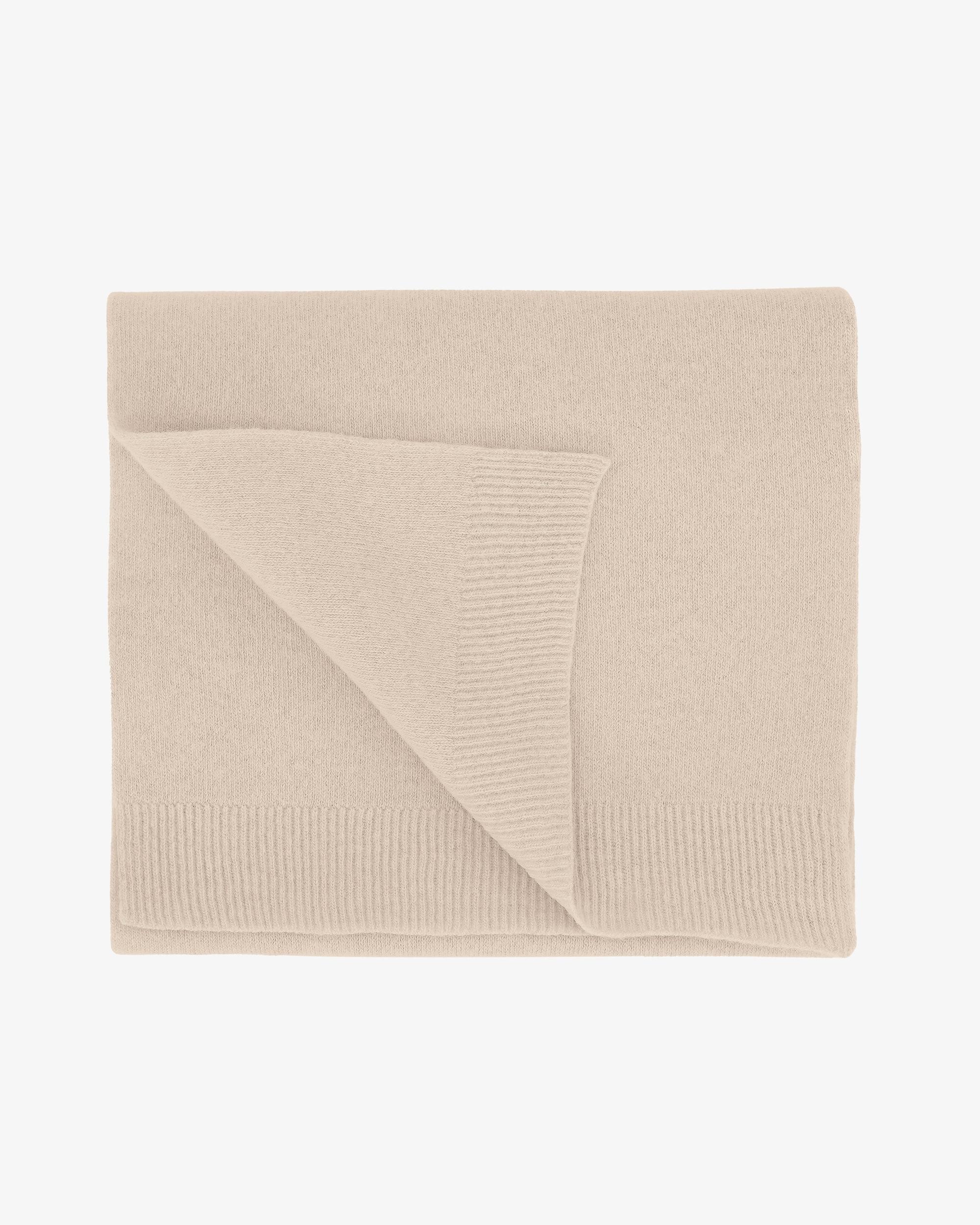 Merino Wool Scarf - Ivory White Product Image