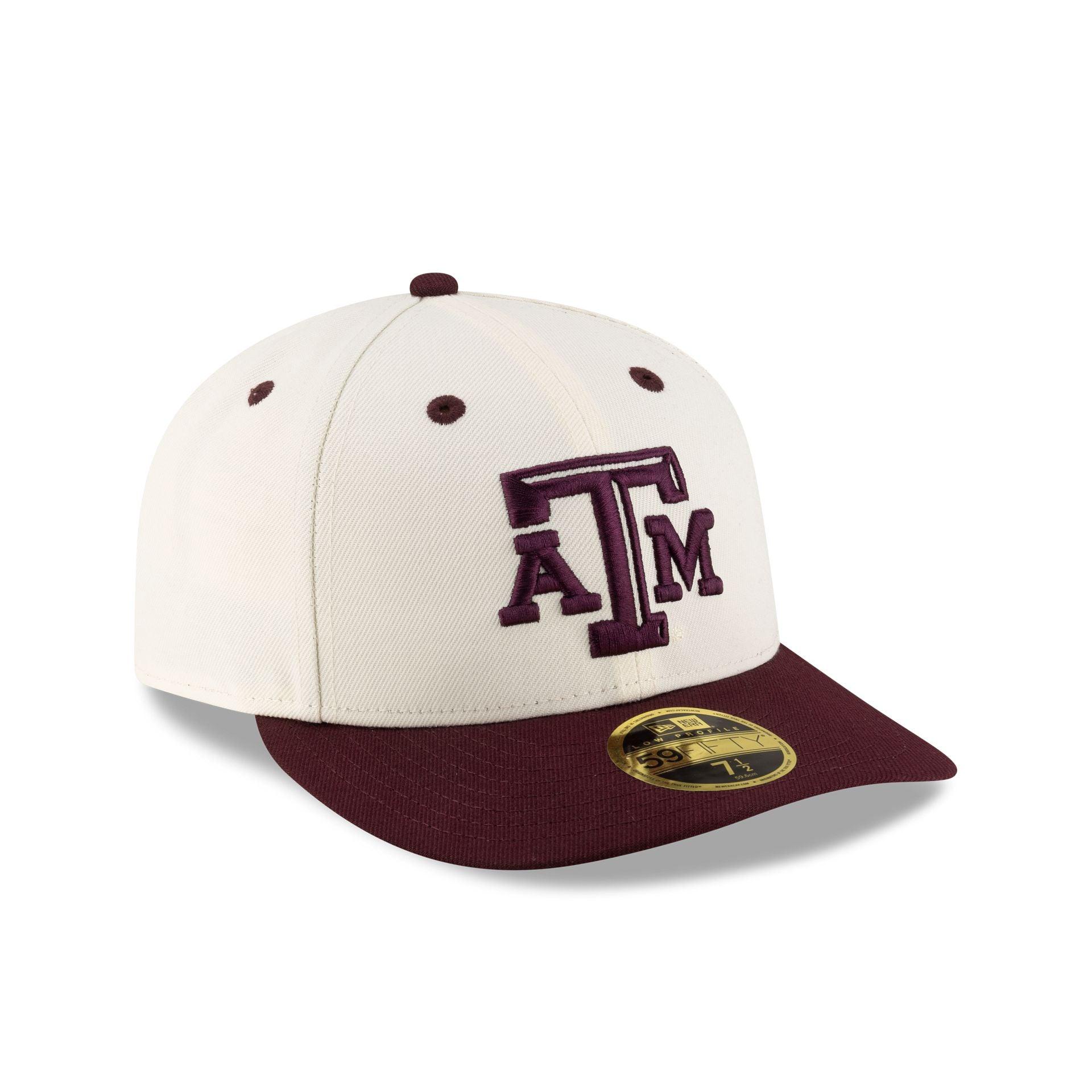 Texas A&M Aggies Chrome White Low Profile 59FIFTY Fitted Hat Male Product Image