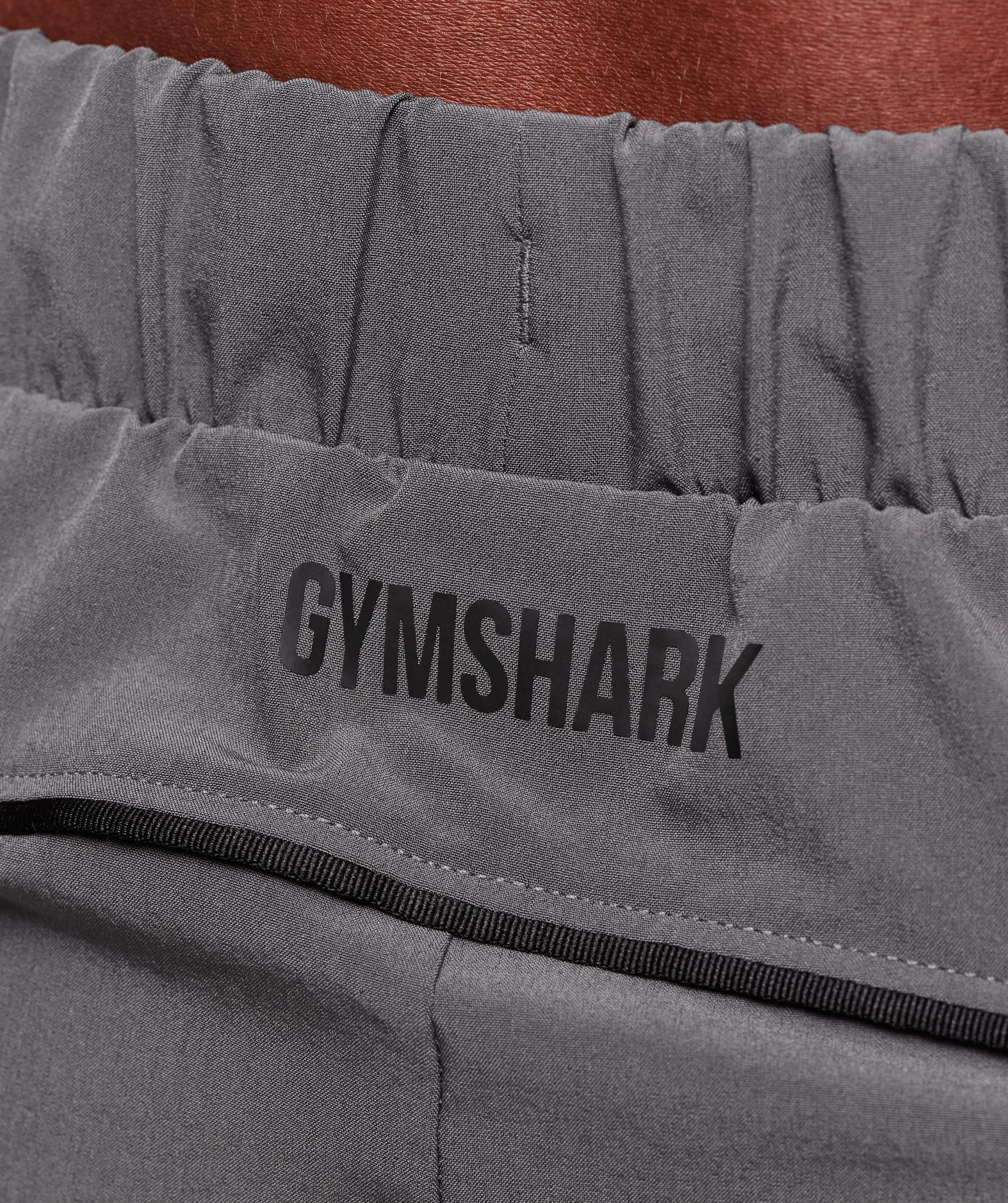 Gymshark Arrival Woven Block Joggers - Dark Grey Male Product Image