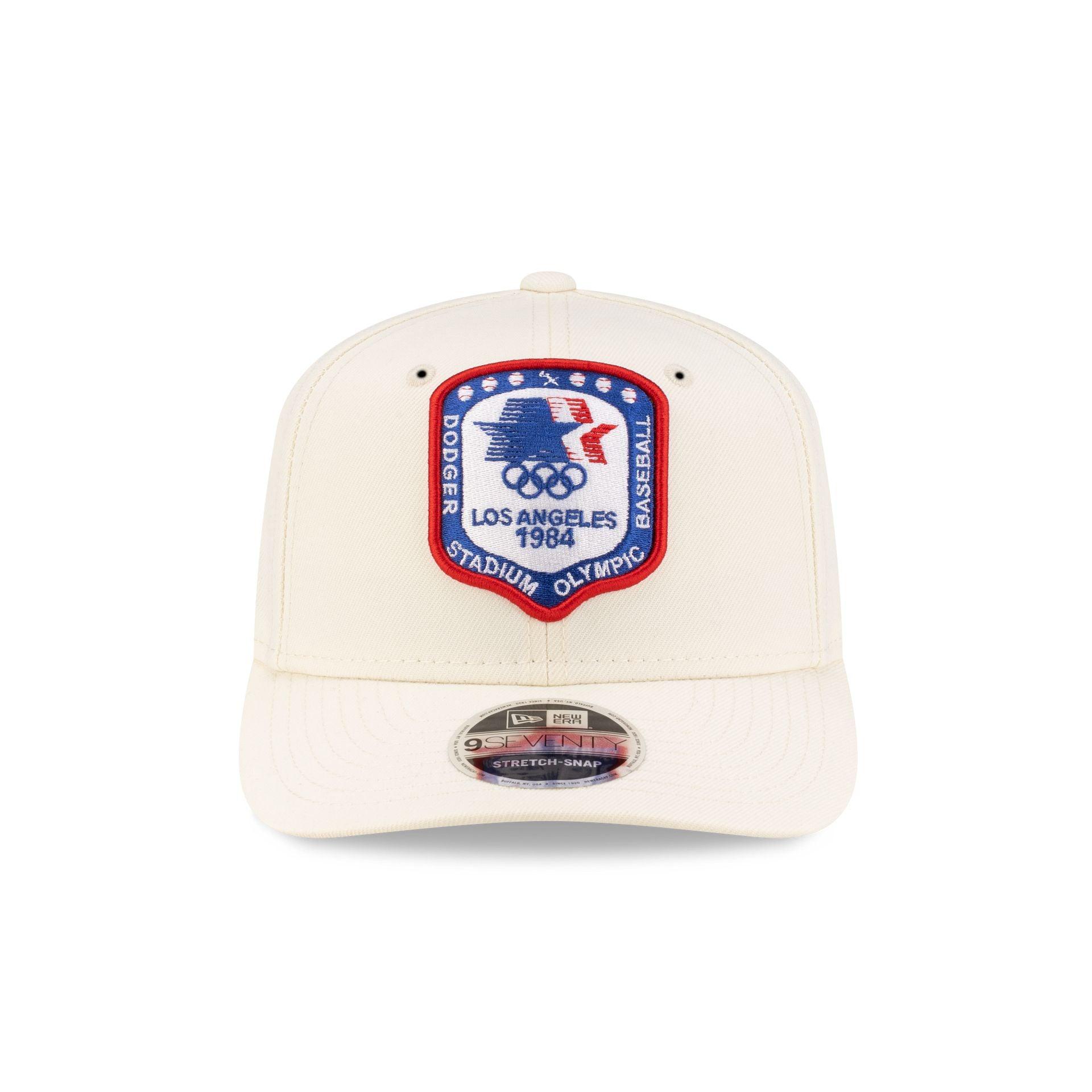 Los Angeles Dodgers 1984 Olympics Chrome White 9SEVENTY Stretch-Snap Hat Male Product Image