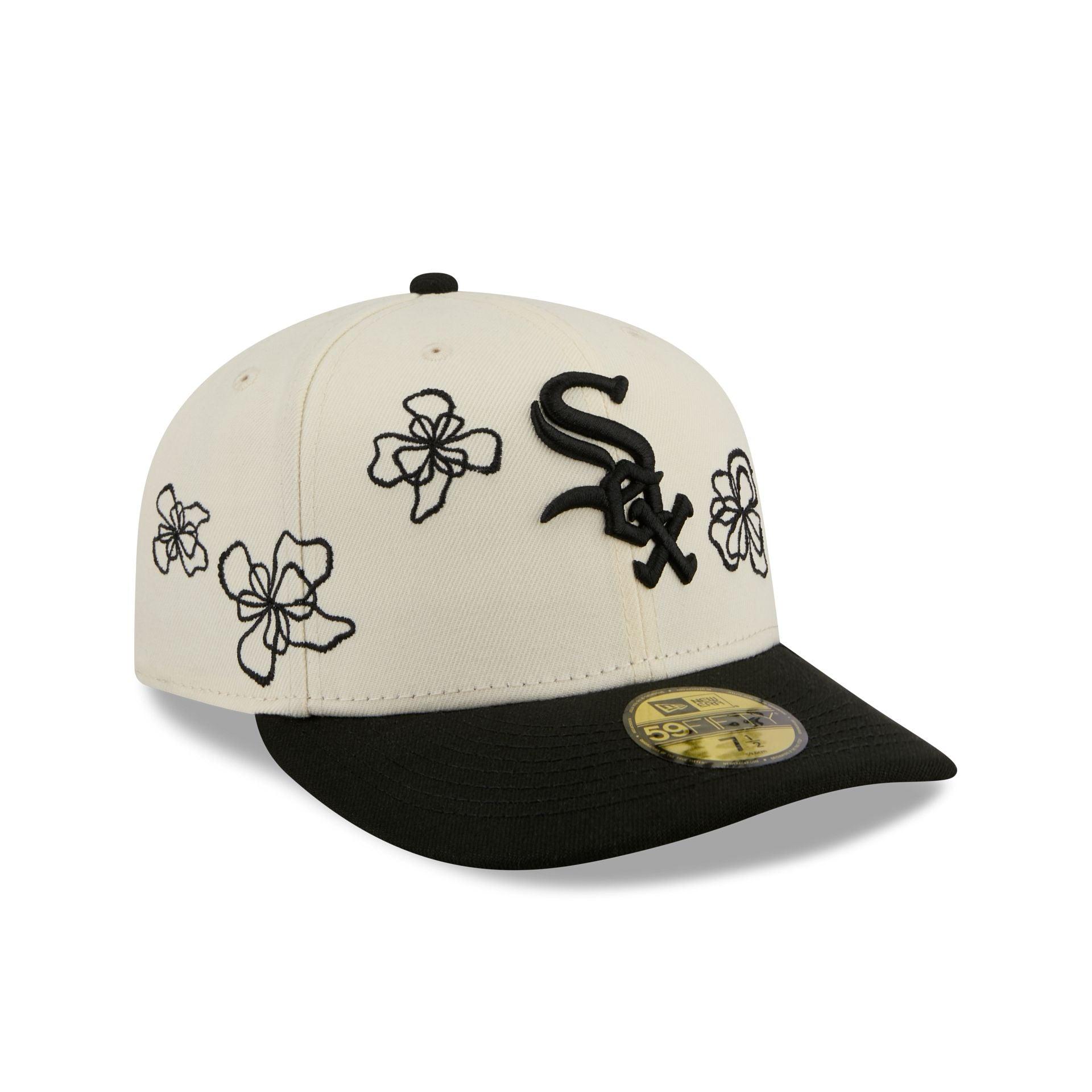 Chicago White Sox Floral Outline 59FIFTY Fitted Hat Male Product Image