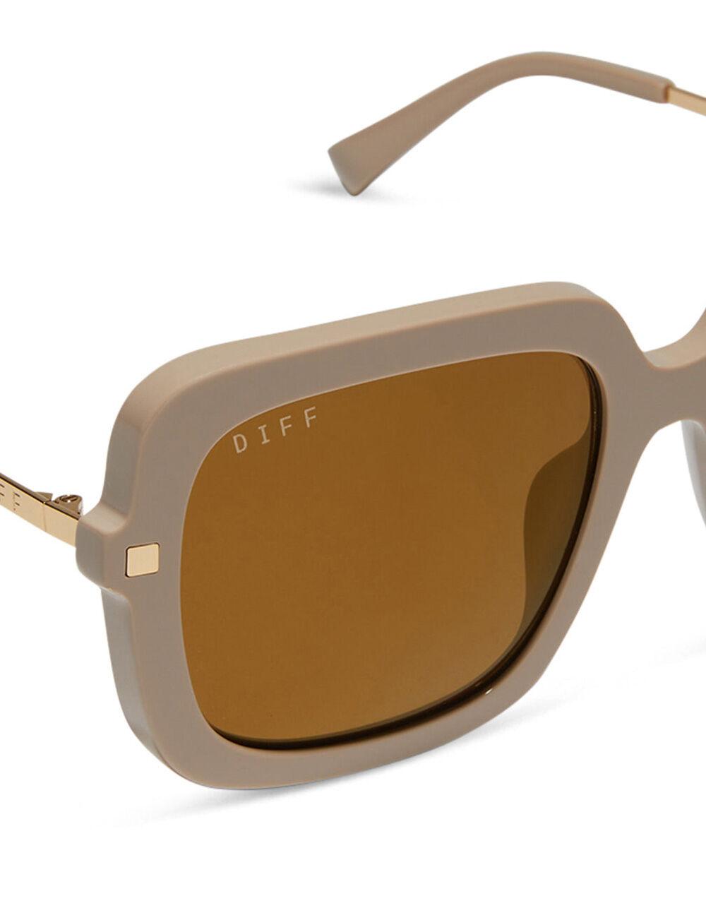 DIFF EYEWEAR Sandra Sunglasses - BEIGE Product Image