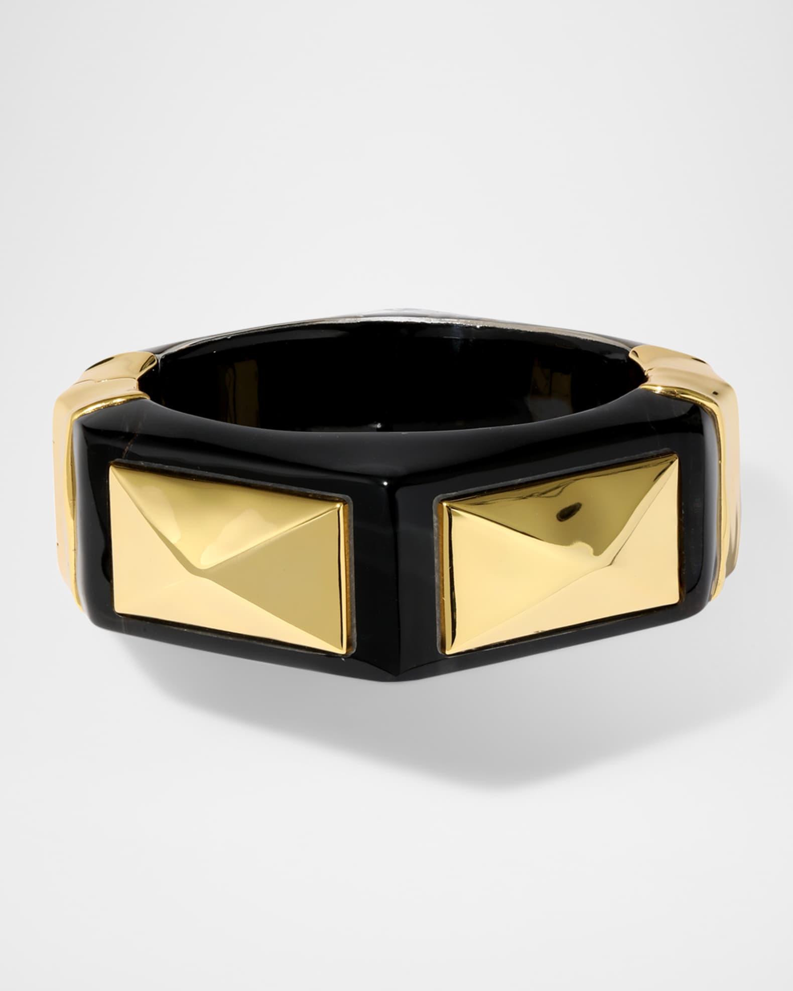 Luminous Lucite Armor Hinge Bracelet Product Image