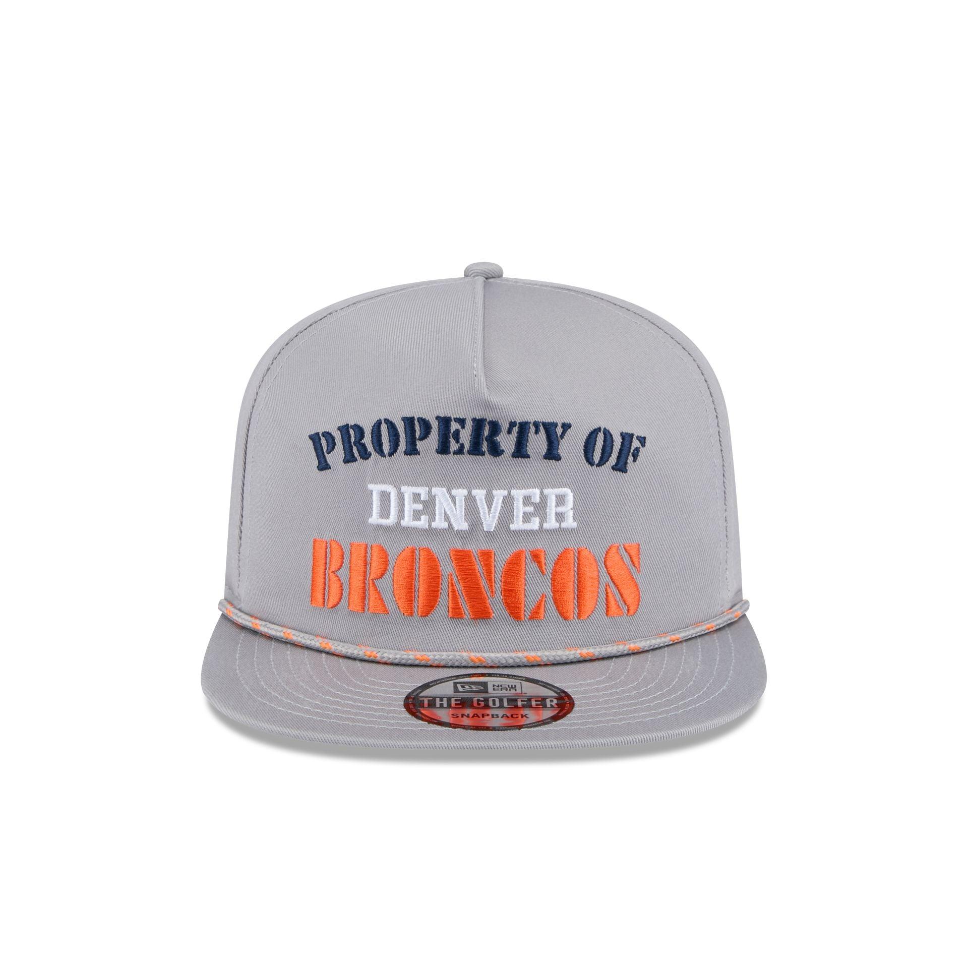 Denver Broncos Vintage Gray Rope Golfer Hat Male Product Image