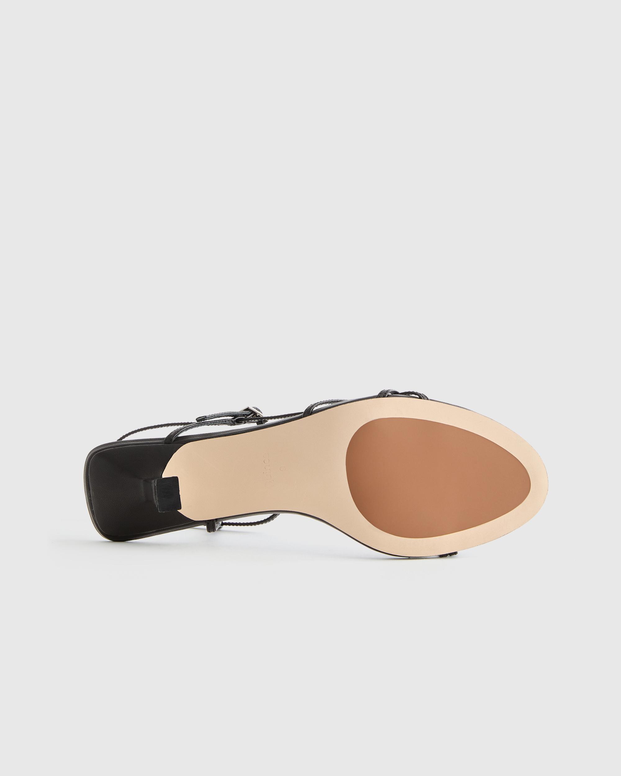 Quince | Women's Italian Leather 70mm Strappy Heel Product Image