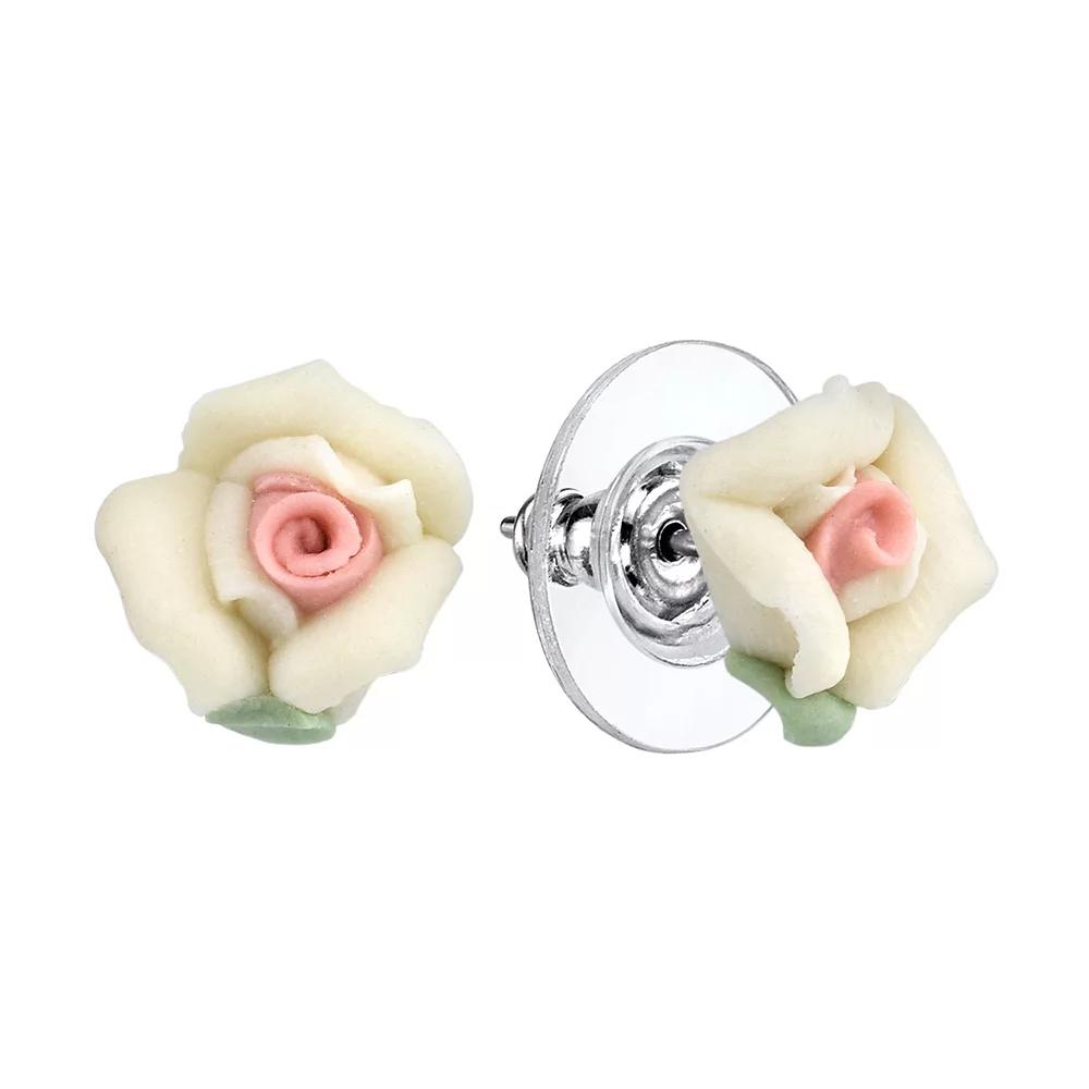 1928 Flower Stud Earrings, Women's, Multi Product Image