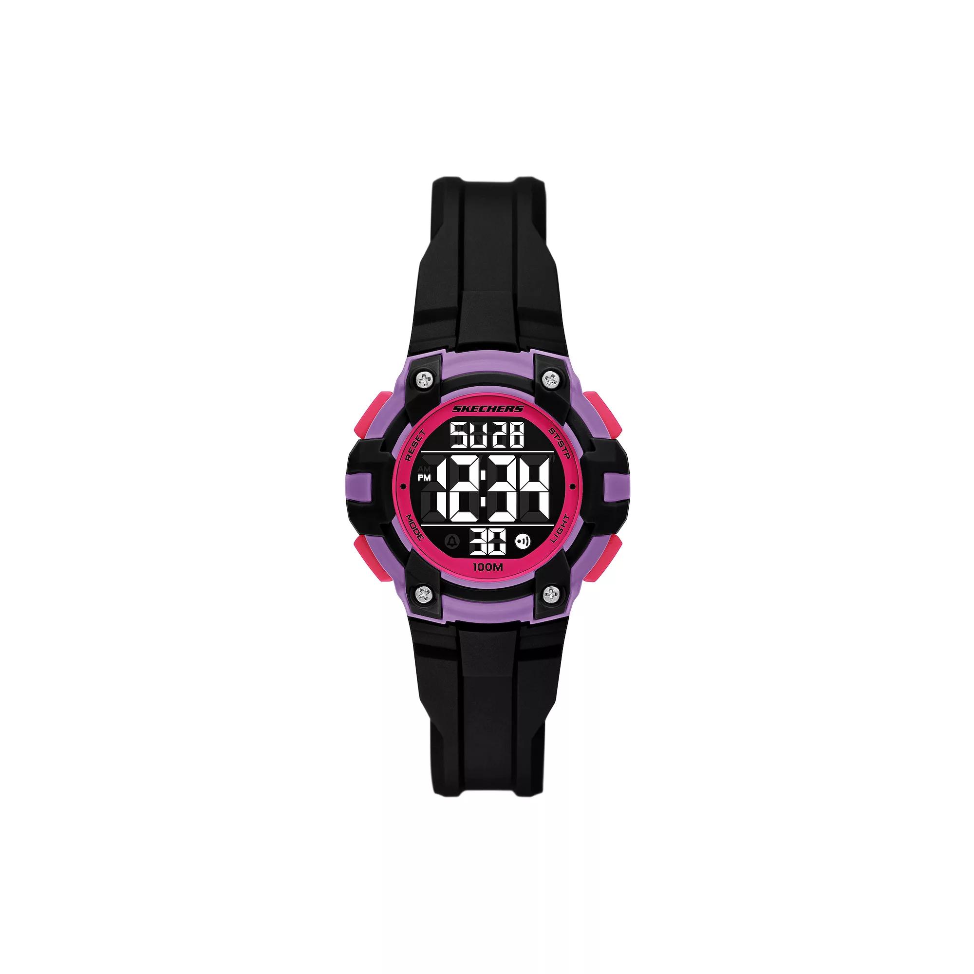 Skechers® Anoka Women's Digital Watch, Size: 37 mm, Black Product Image