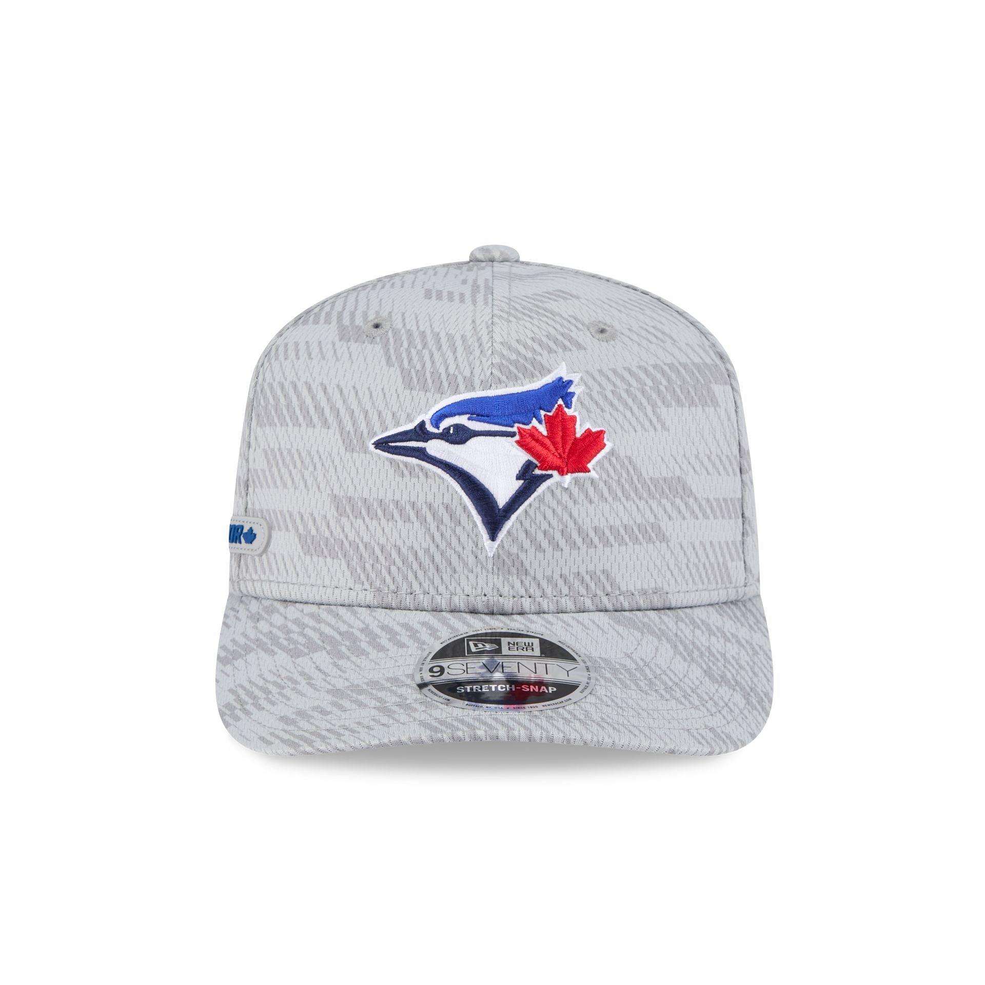 Toronto Blue Jays 2025 Clubhouse Gray 9SEVENTY Stretch-Snap Hat Male Product Image