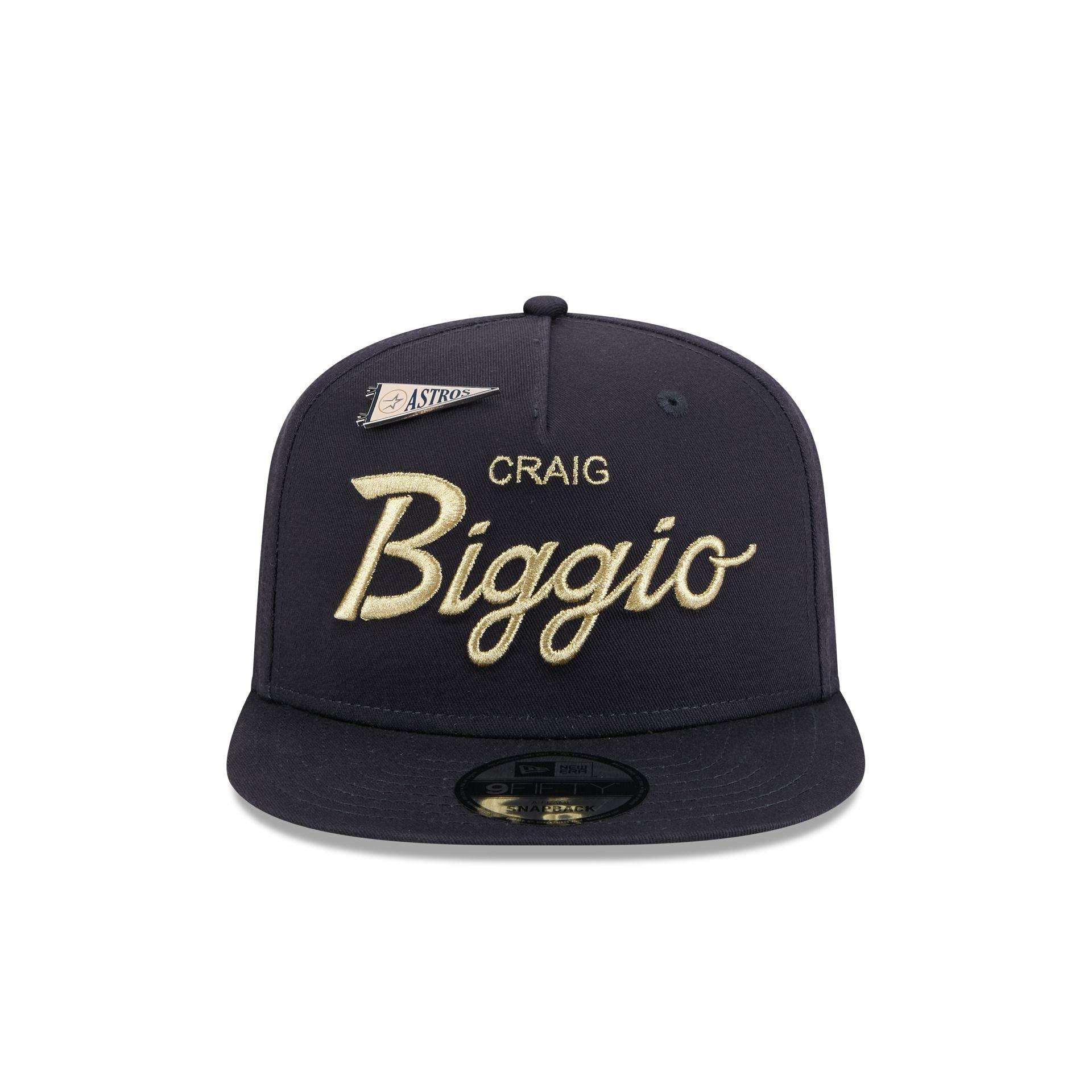 Houston Astros Craig Biggio 9FIFTY A-Frame Snapback Hat Male Product Image