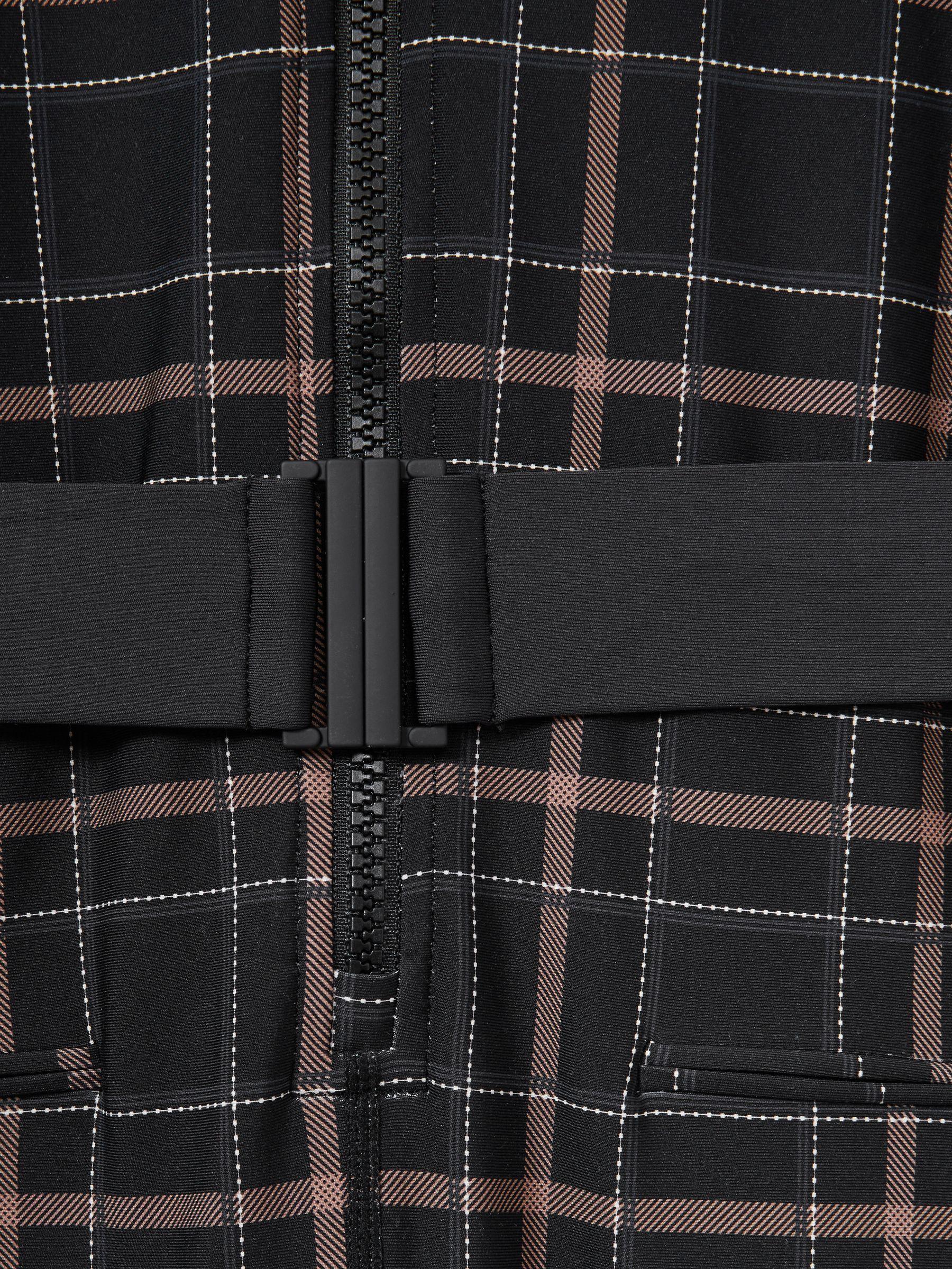 The Upside Belted Check Jumpsuit in Black Check Product Image