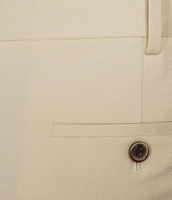 Murano Lucas Fit Pleated Knit Textured Suit Separate Dress Pants Product Image