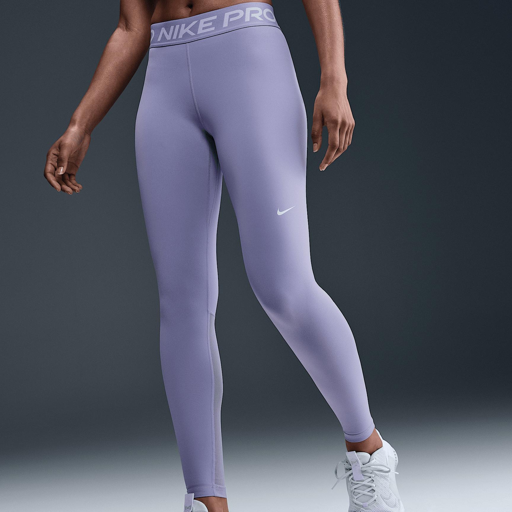 Womens Nike Pro 365 High-Waisted 7/8 Mesh Panel Leggings Product Image