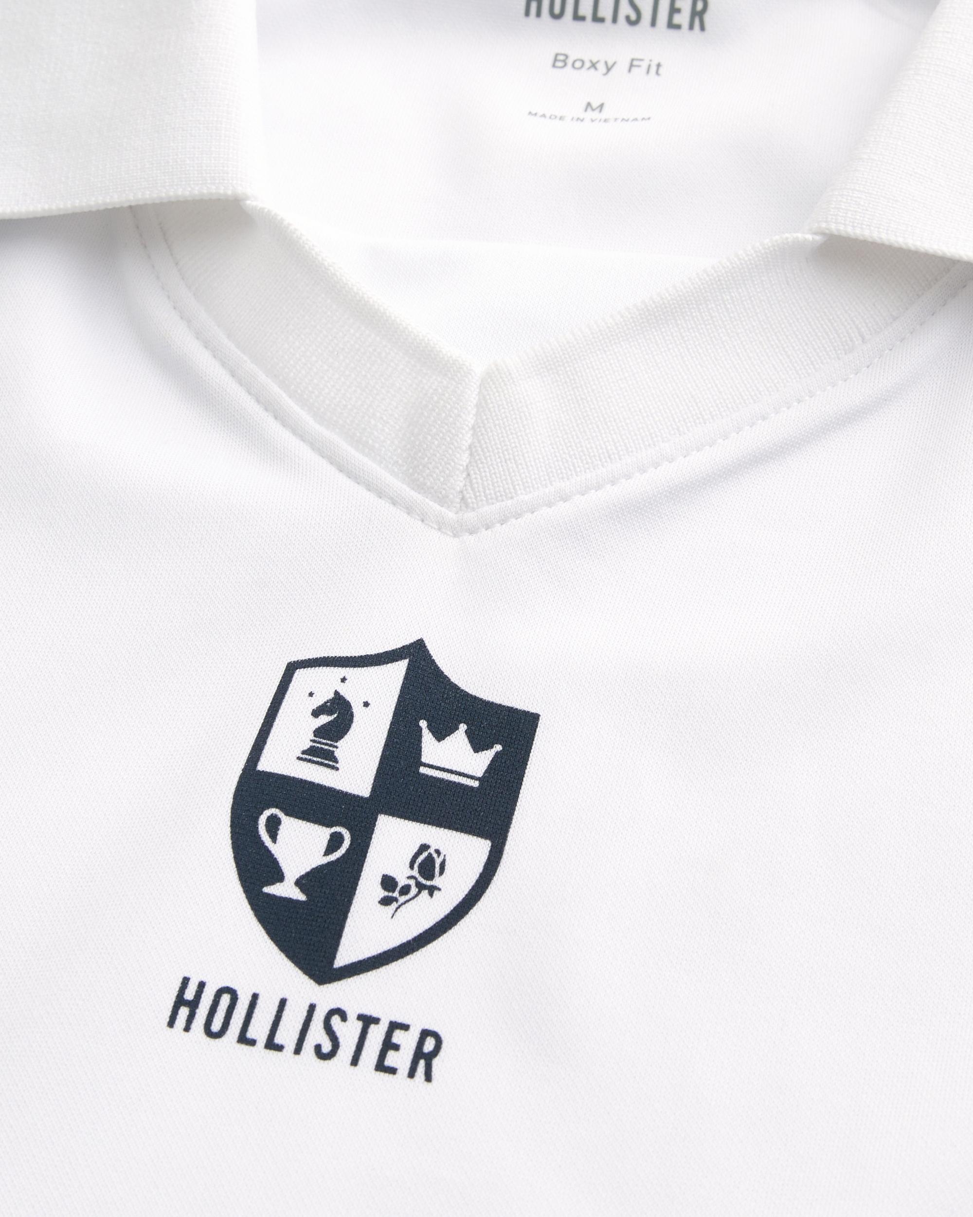 Boxy Logo Graphic Soccer Jersey Product Image