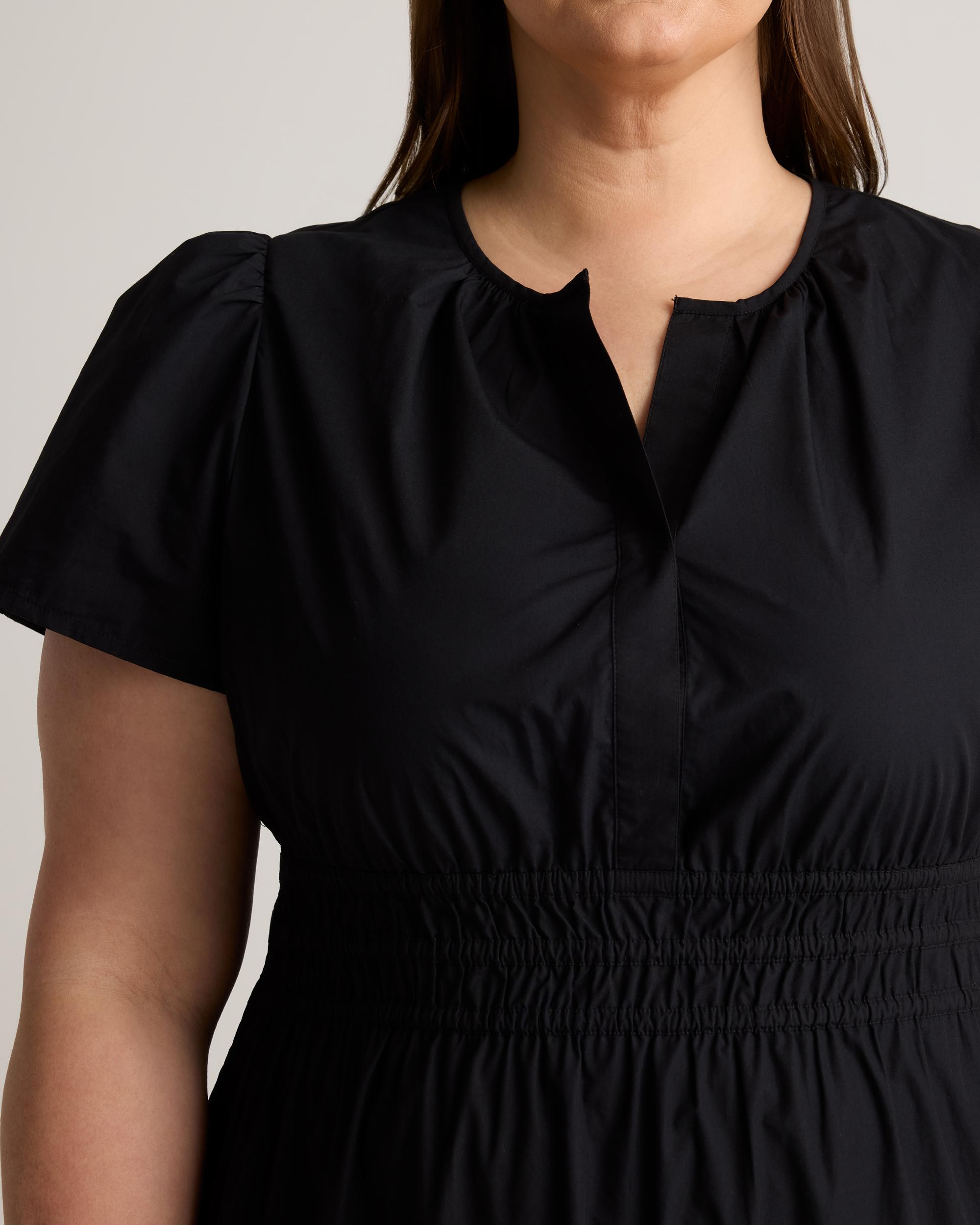 Quince | Women's Poplin Tiered Maxi Dress Organic Cotton Product Image