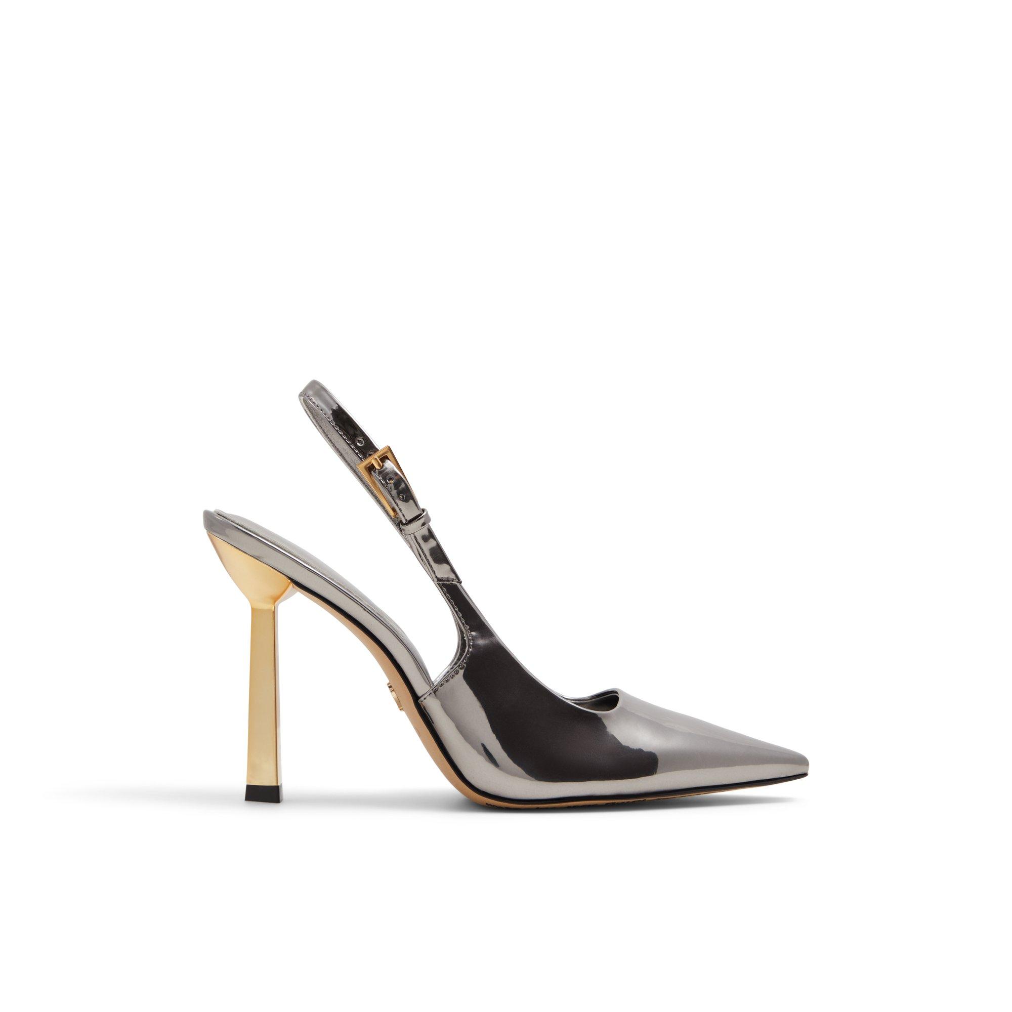 Marysa Pewter Women's Slingbacks | ALDO US Product Image