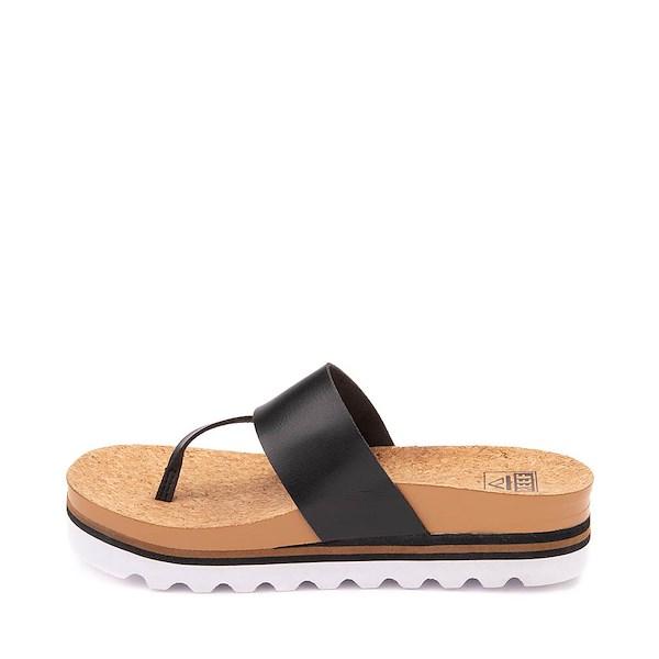 Womens Reef Cushion Sol Hi Sandal - Black / Tan Product Image