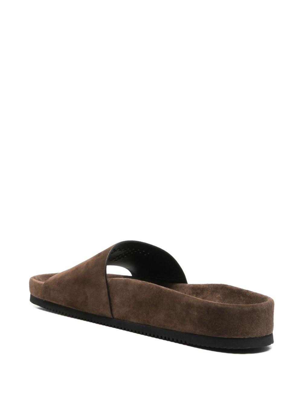 suede flat slides Product Image