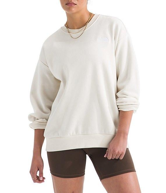 The North Face Evolution Embroidered Logo Crew Neck Long Sleeve Pullover Product Image